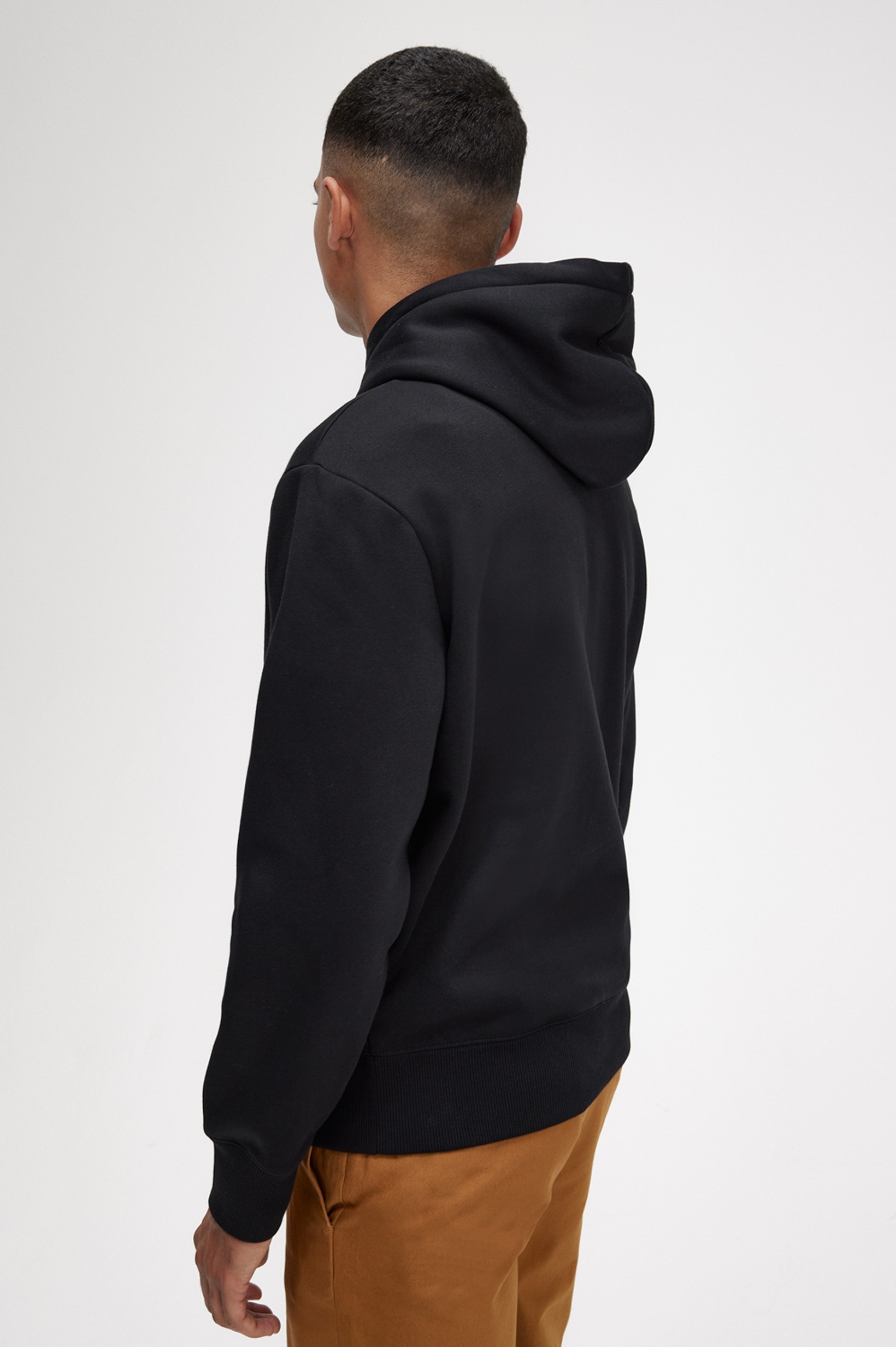 Sweatshirt com capuz Preto-2