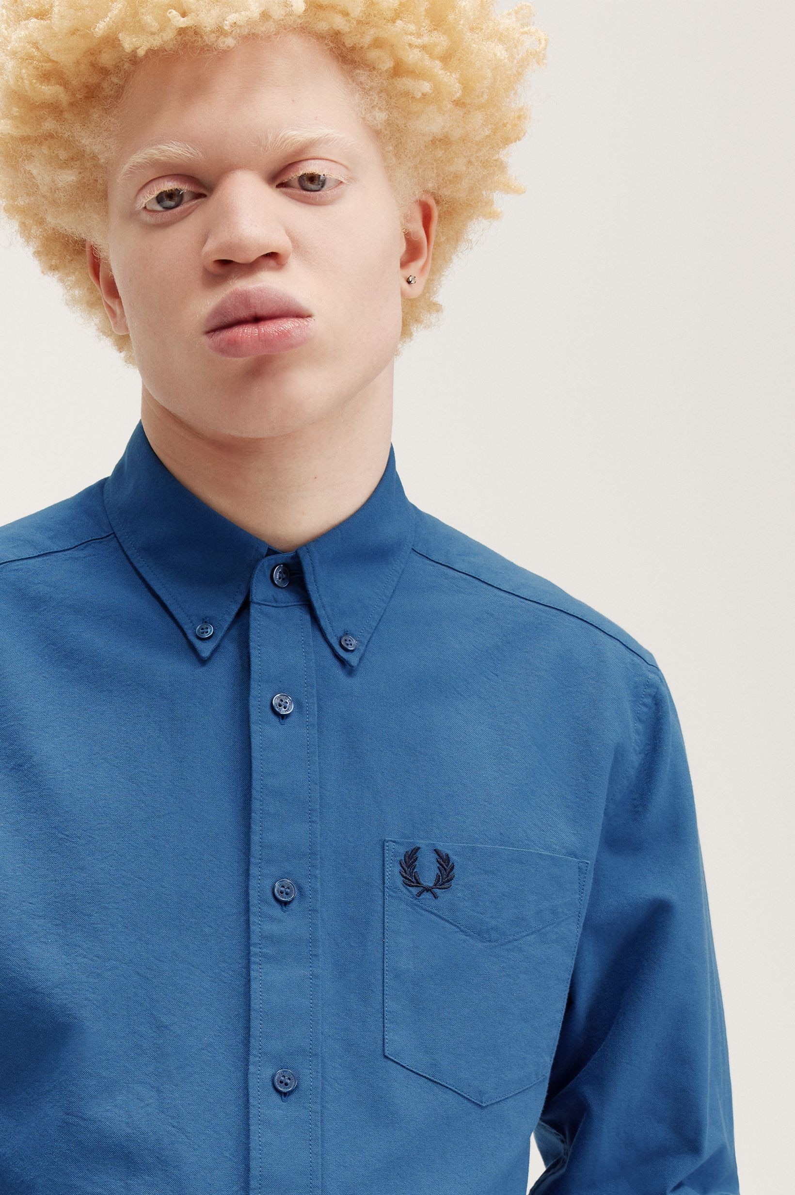 Camisa 'Oxford' Azul-3