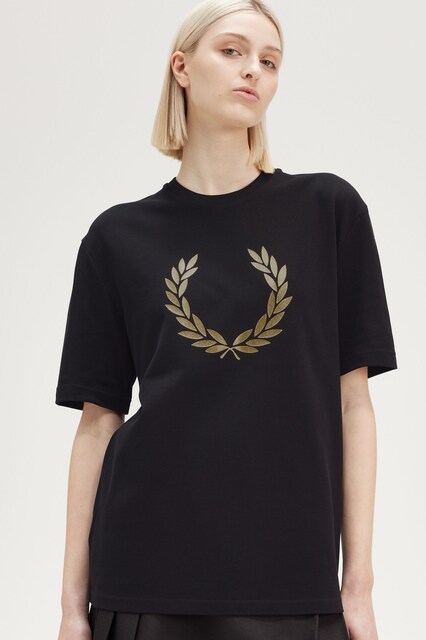 Imagem 0 de T-shirt Laurel Wreath metalizada'