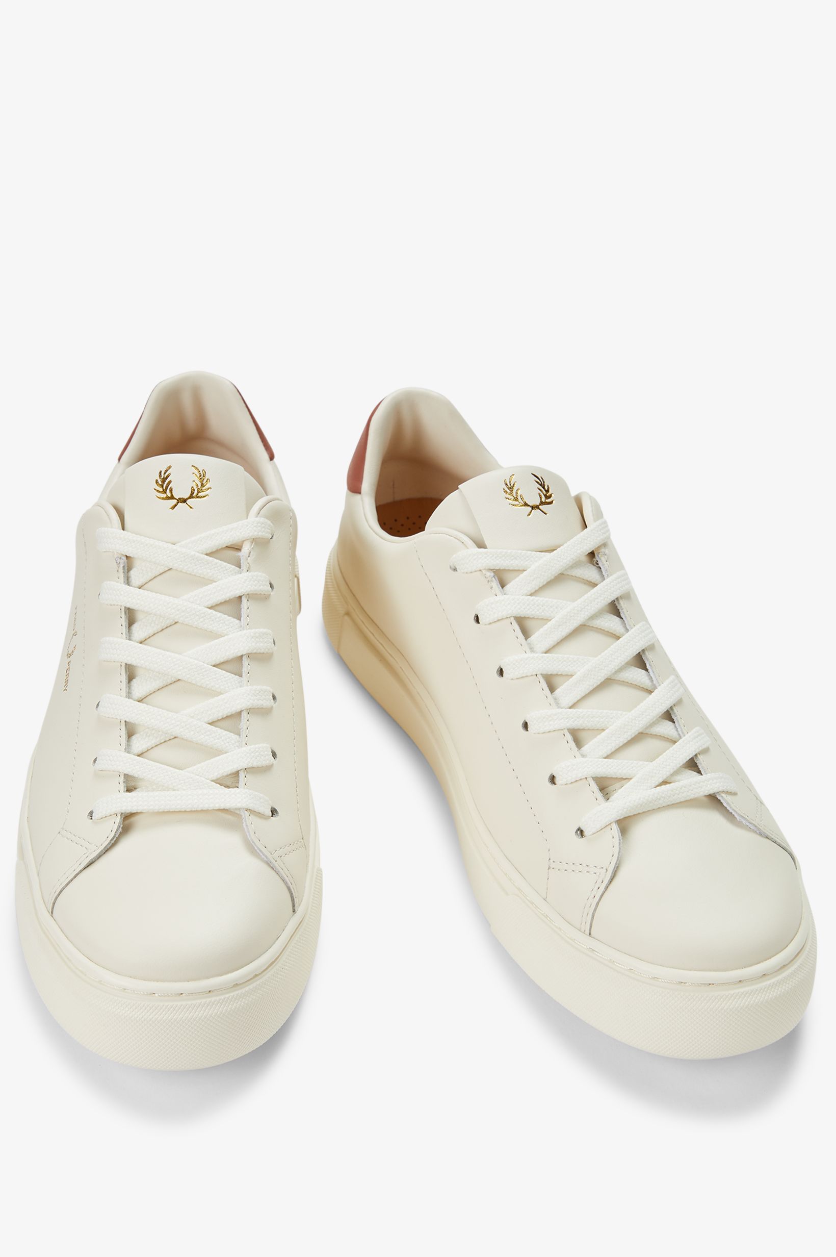Sapatilhas unisexo 'B71' em pele Fred Perry Cru-3