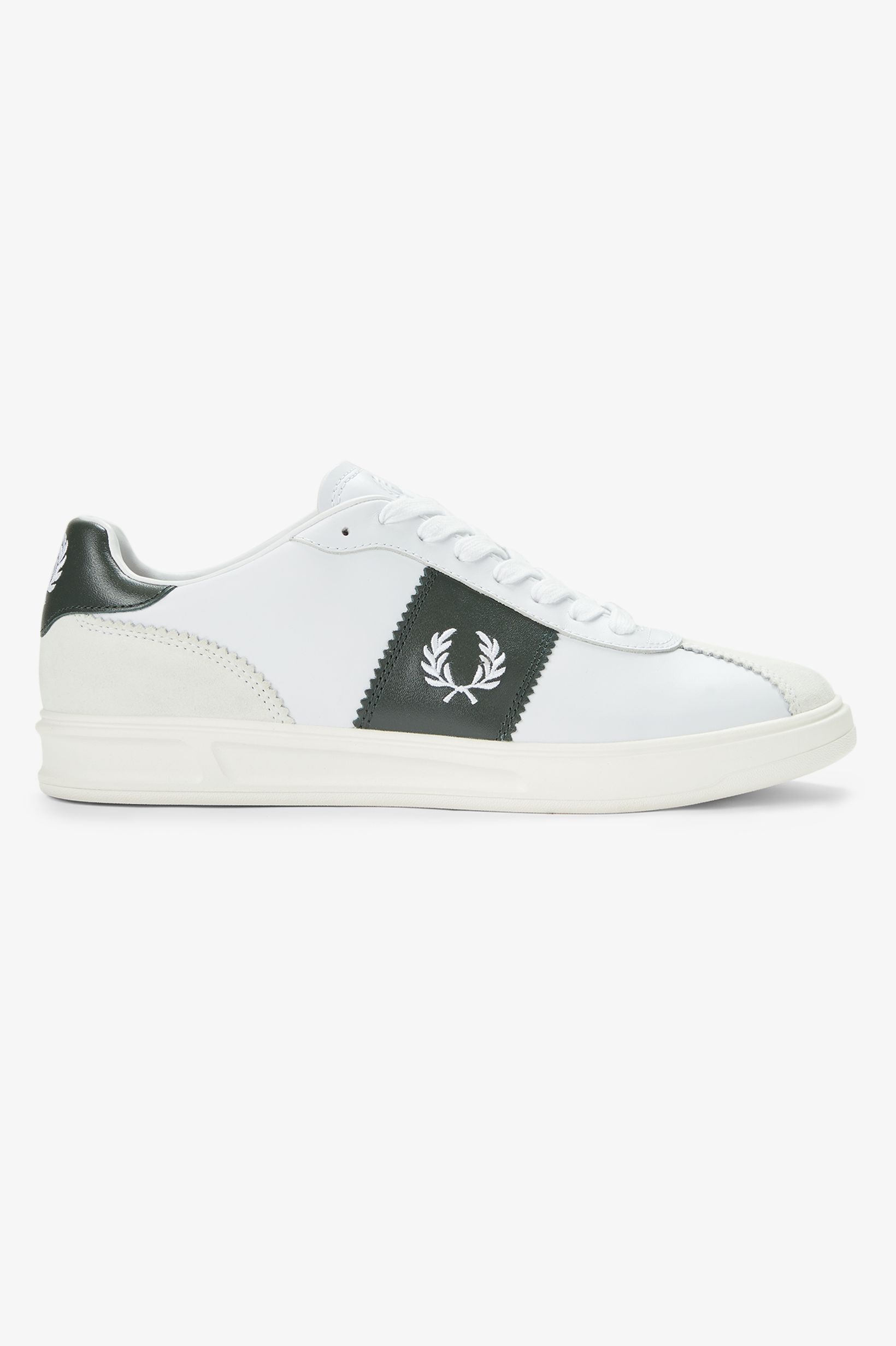 Sapatilhas Unisexo 'B4' em pele Fred Perry Cru-1