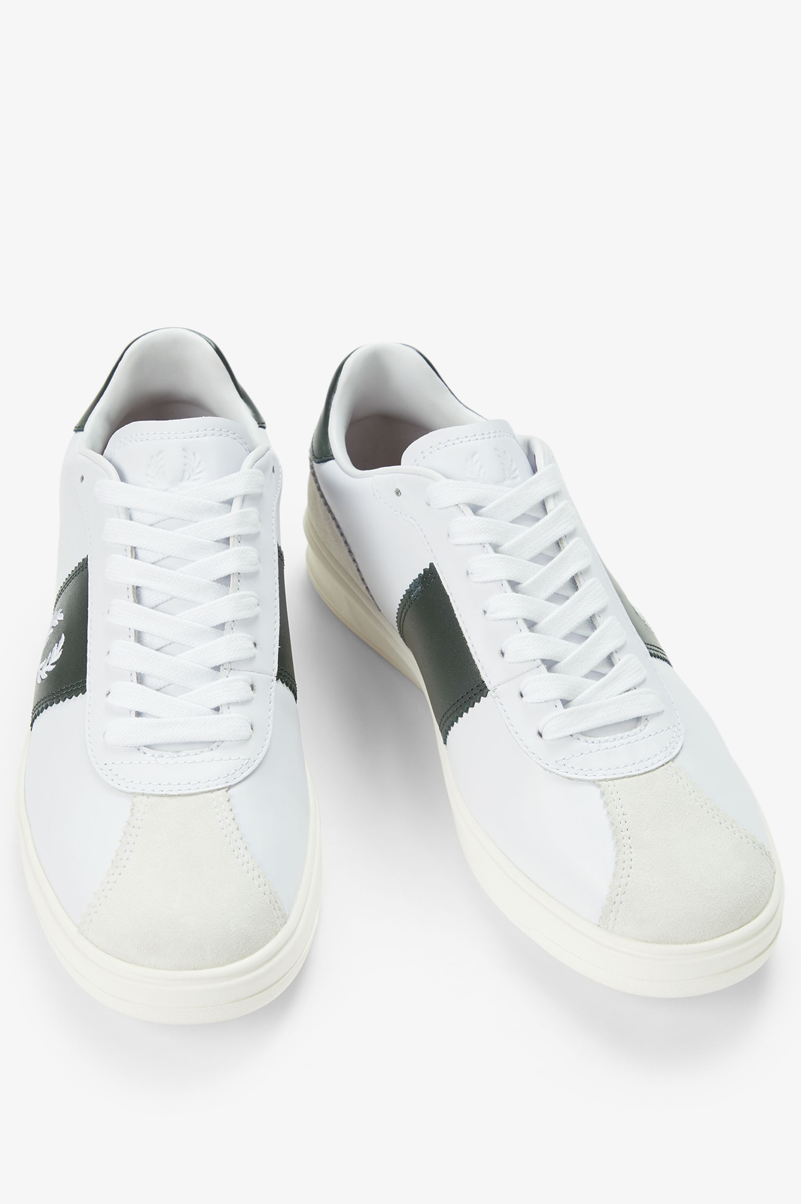 Sapatilhas Unisexo 'B4' em pele Fred Perry Cru-3