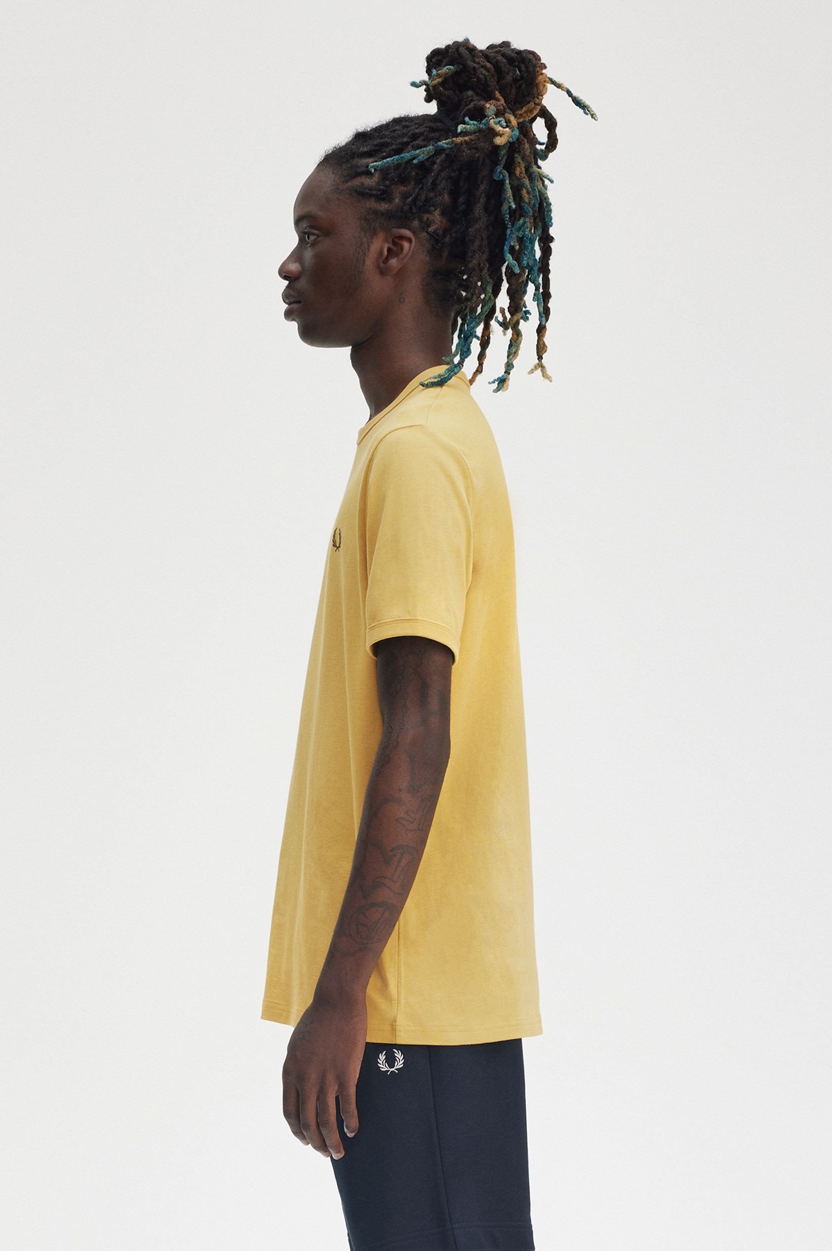 T-Shirt 'Ringer' Amarelo-2