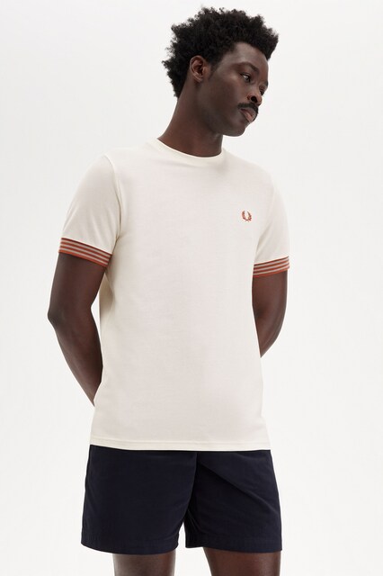Imagem 0 de T-Shirt 'Striped Cuff'