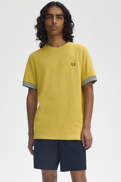 Imagem 0 de T-Shirt 'Striped Cuff'