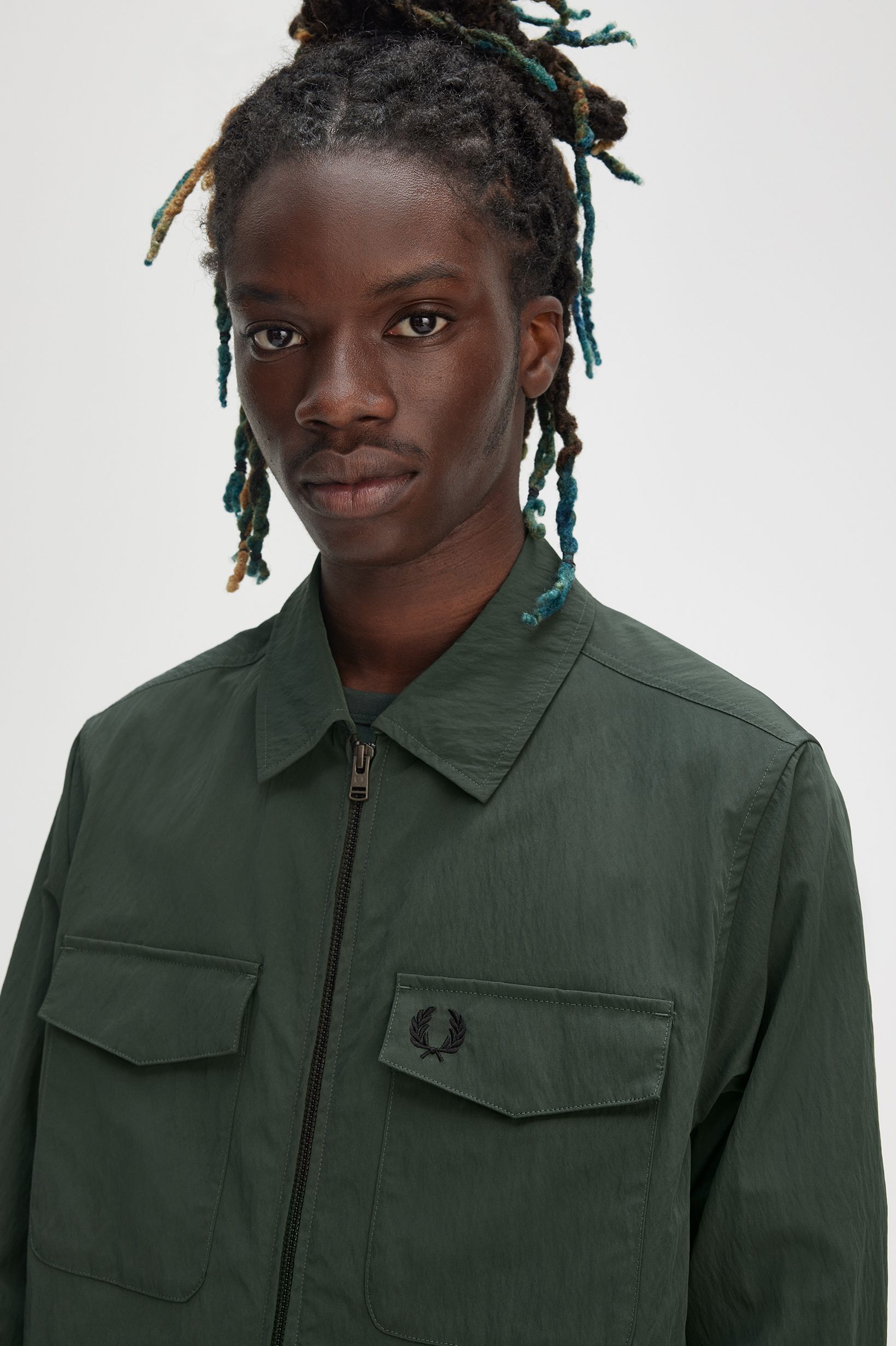 Sobrecamisa Fred Perry Azul-3