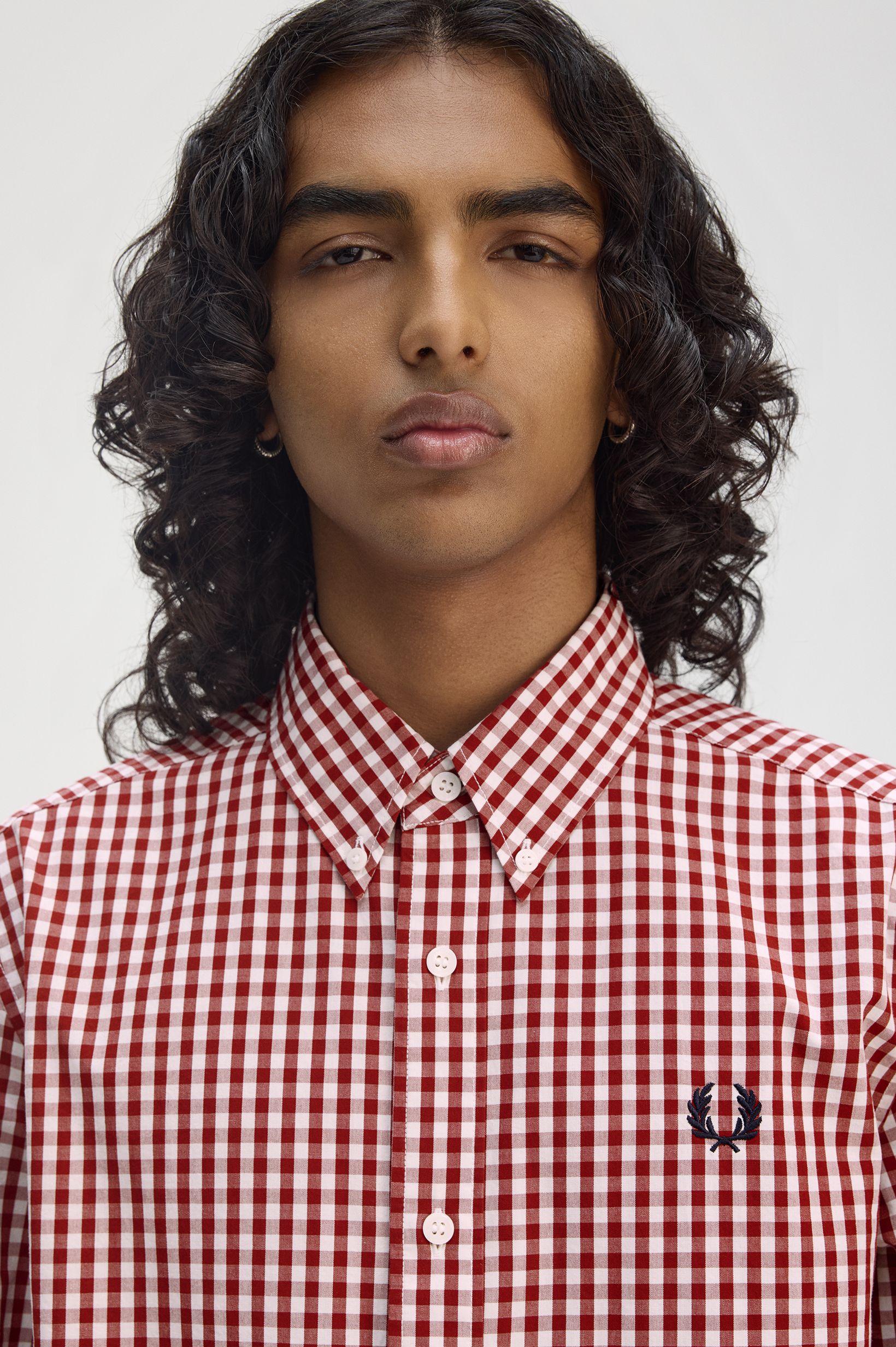 Camisa 'Gingham' Vermelho-3
