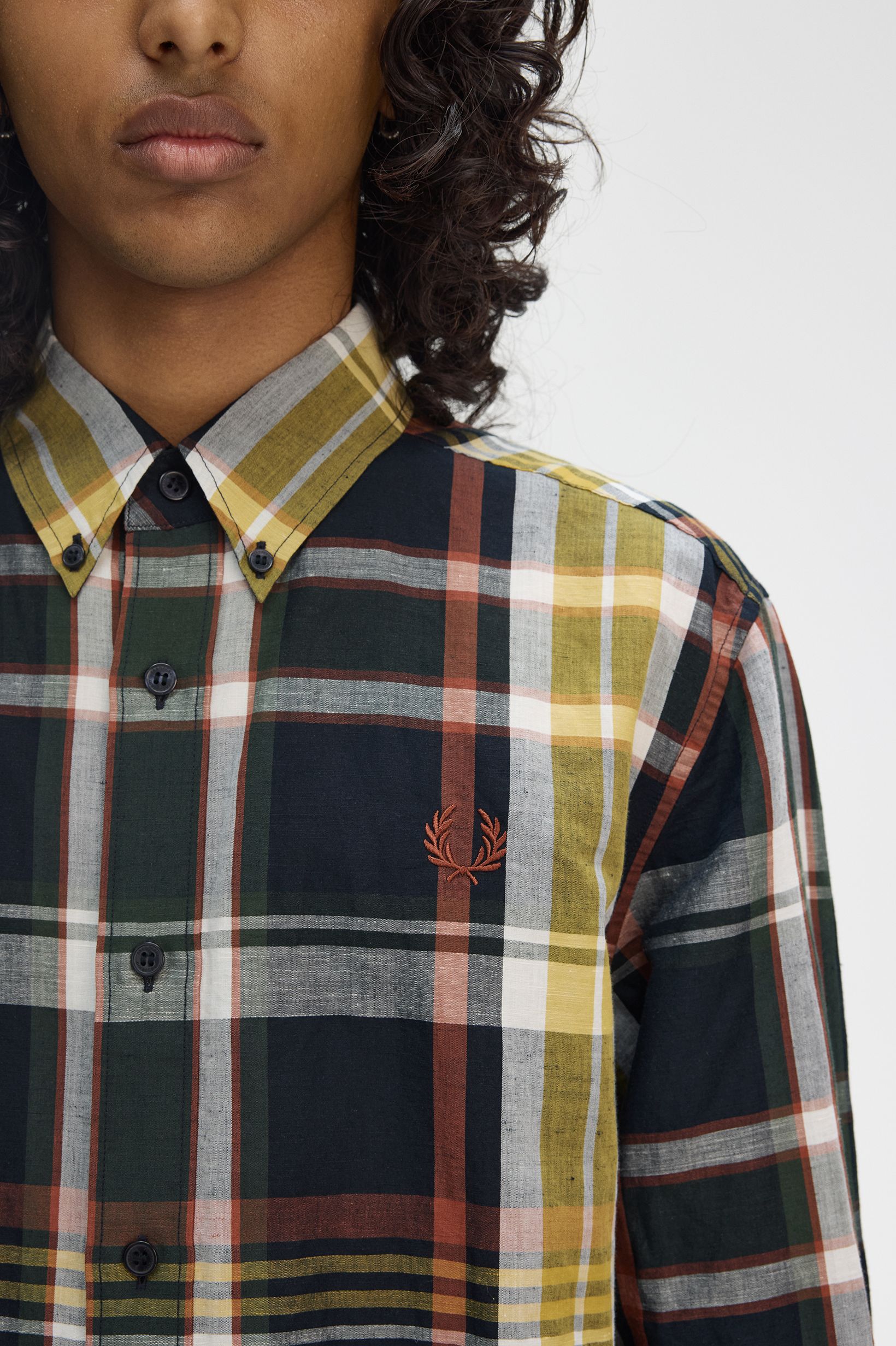 Camisa Xadrez 'Madras' Azul-marinho-3