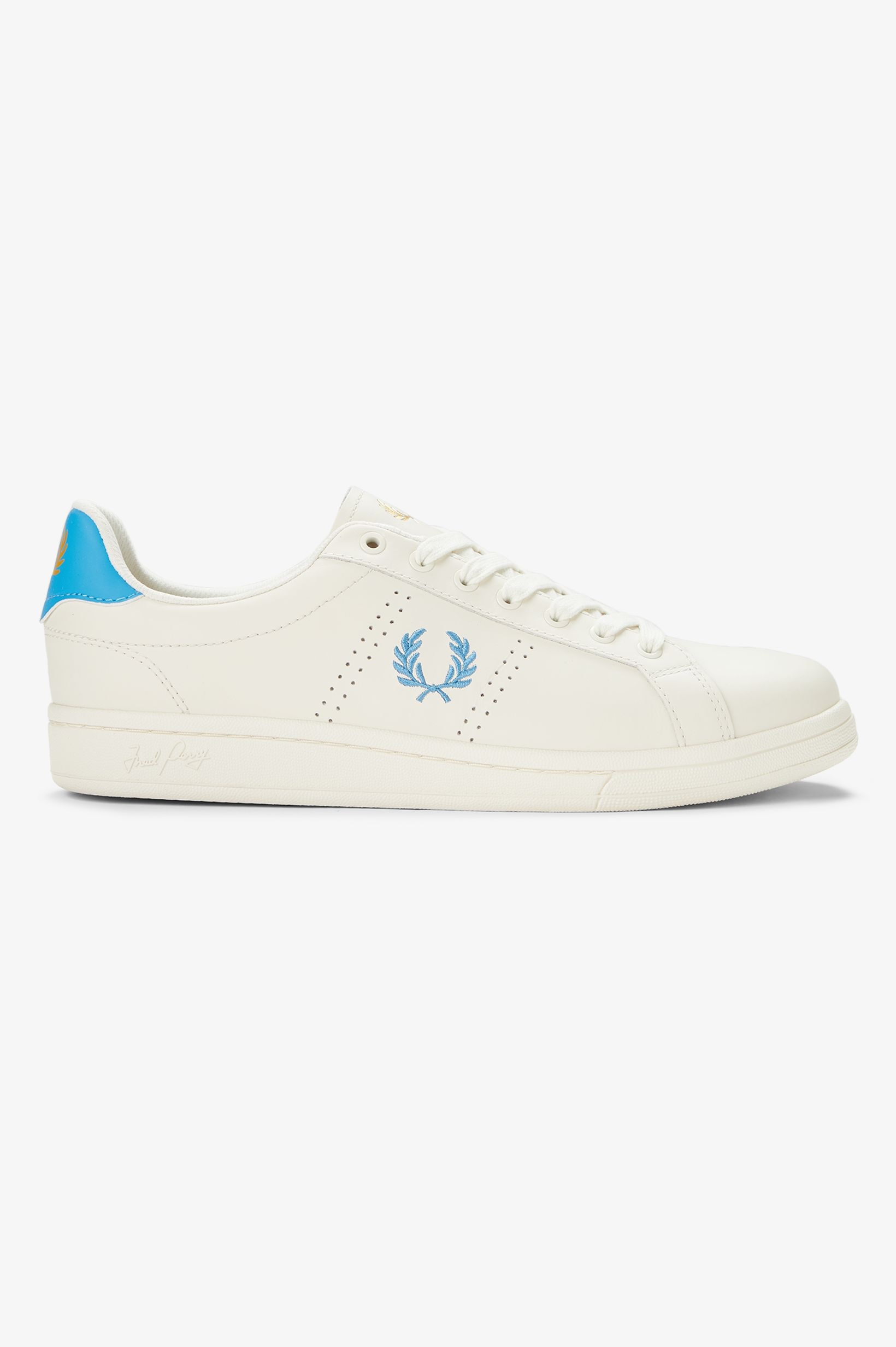 Sapatilhas 'B721' em Pele Fred Perry Cru-1