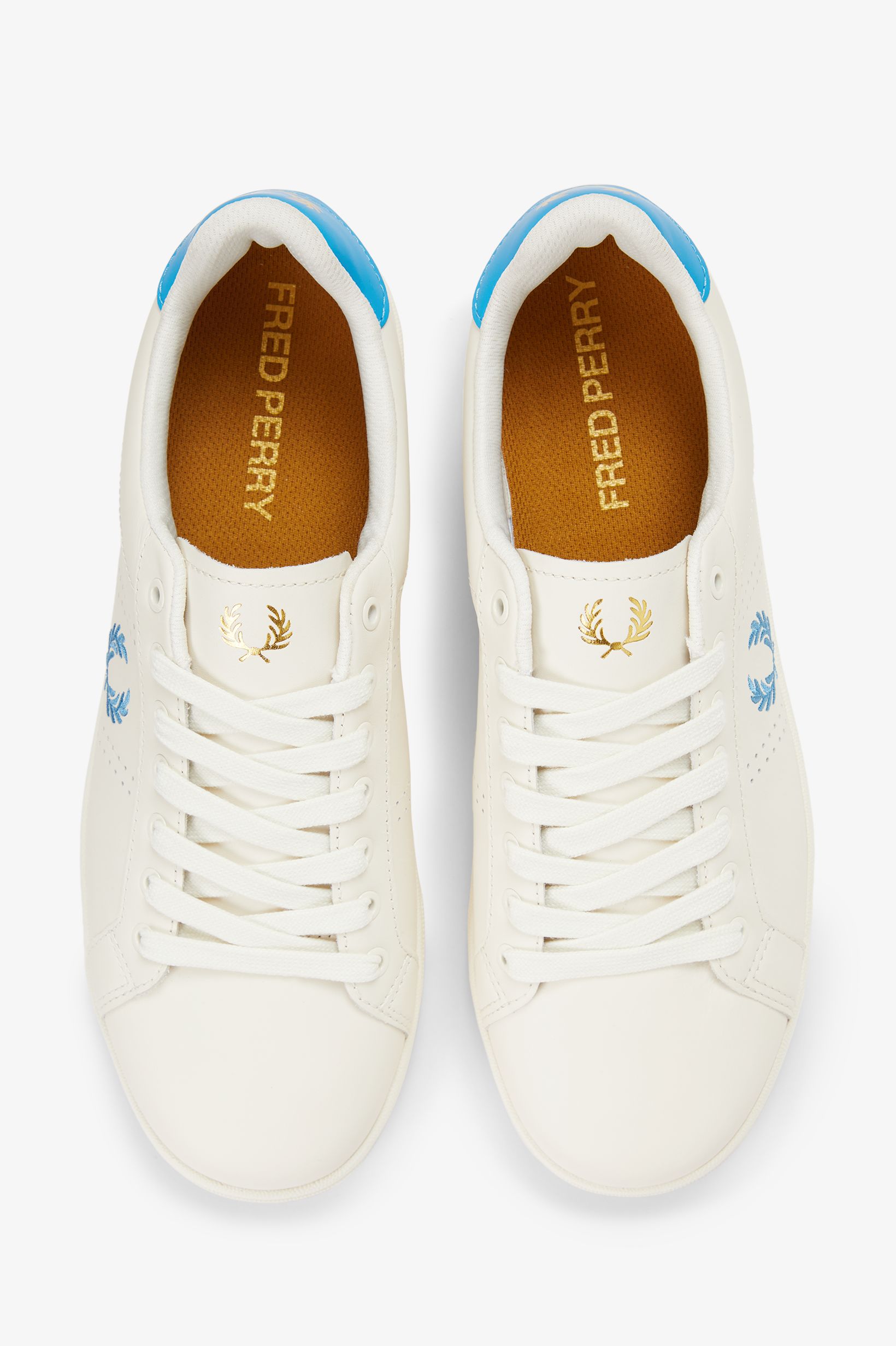 Sapatilhas 'B721' em Pele Fred Perry Cru-2