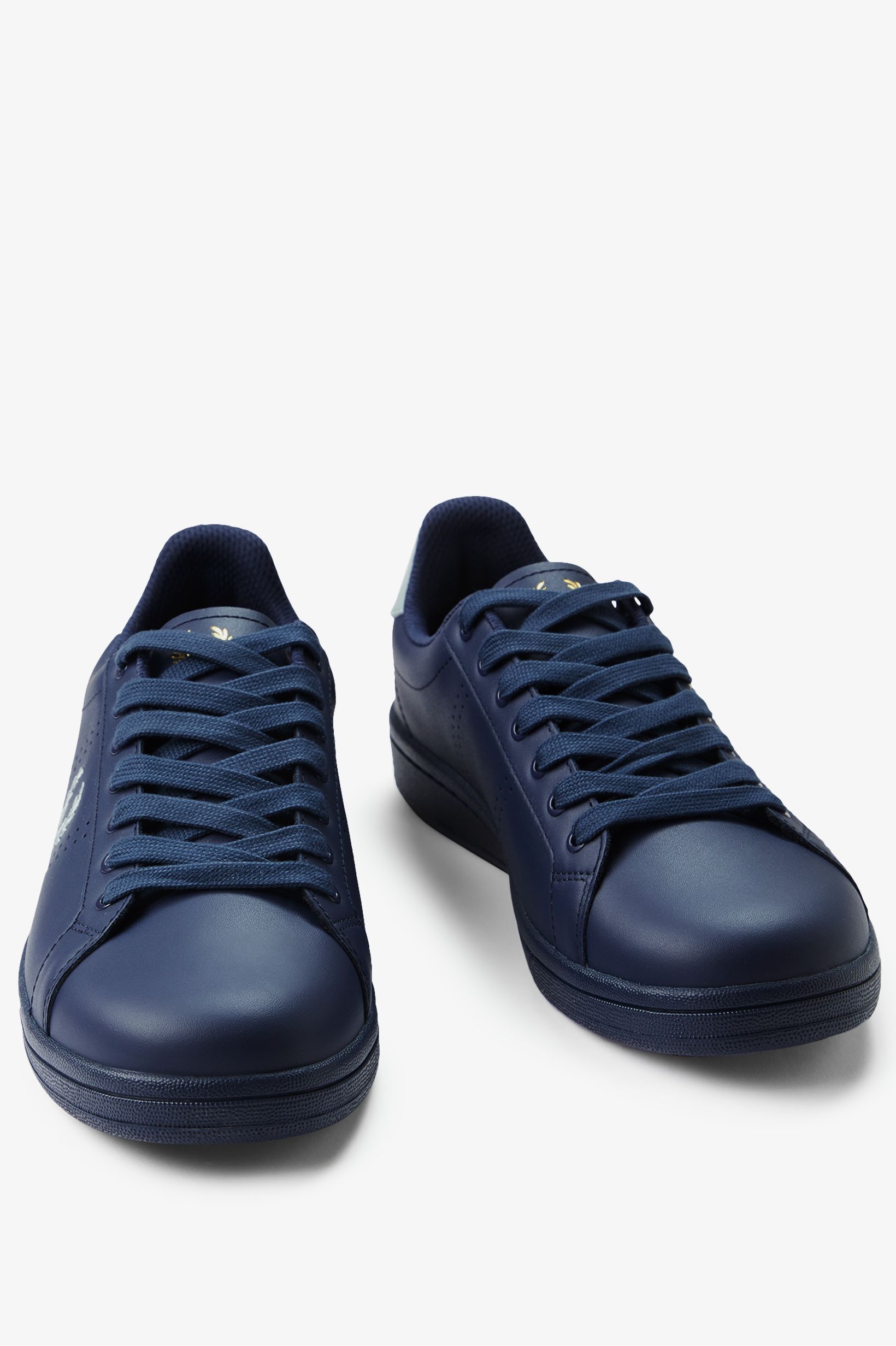 Sapatilhas 'B721' em Pele Fred Perry Azul-3
