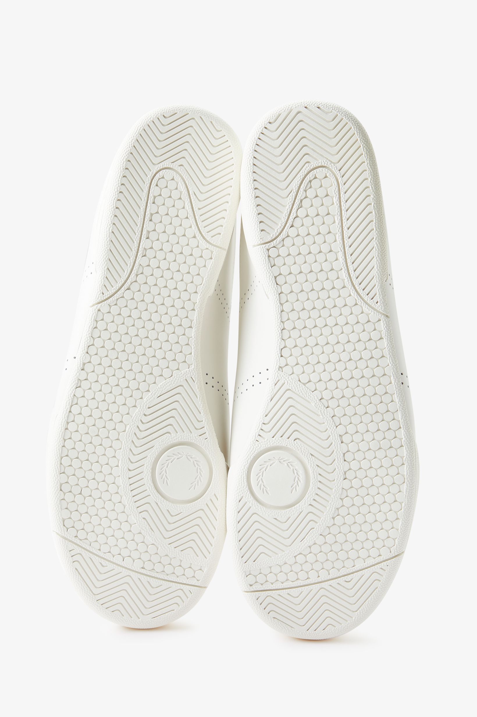 Sapatilhas 'B722' em Pele Fred Perry Branco-4