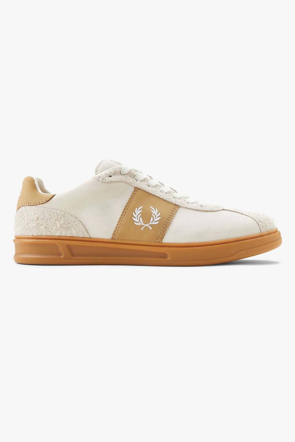 Sapatilhas Unisexo 'B4' em Pele Fred Perry Cru-1