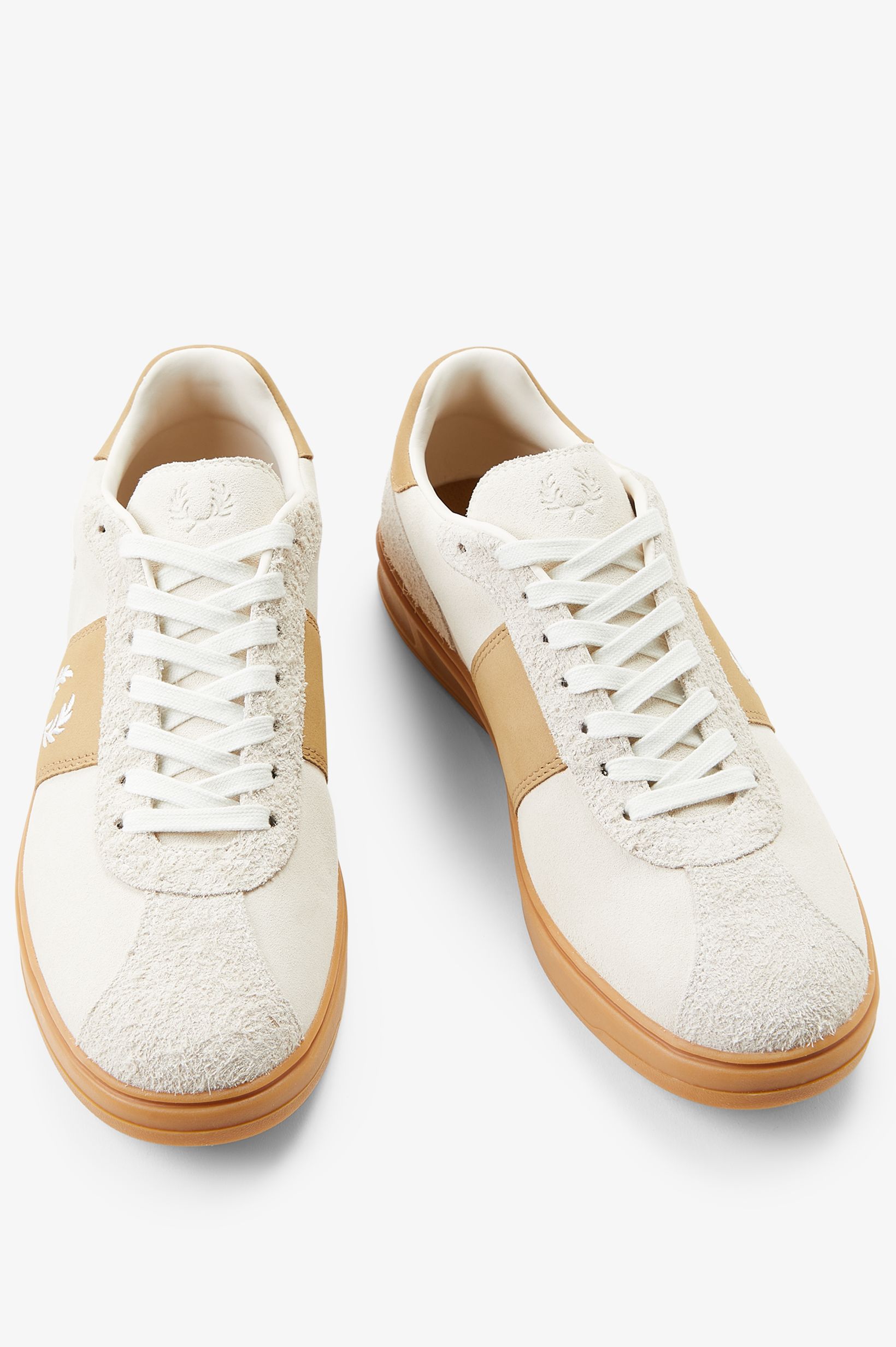 Sapatilhas Unisexo 'B4' em Pele Fred Perry Cru-2