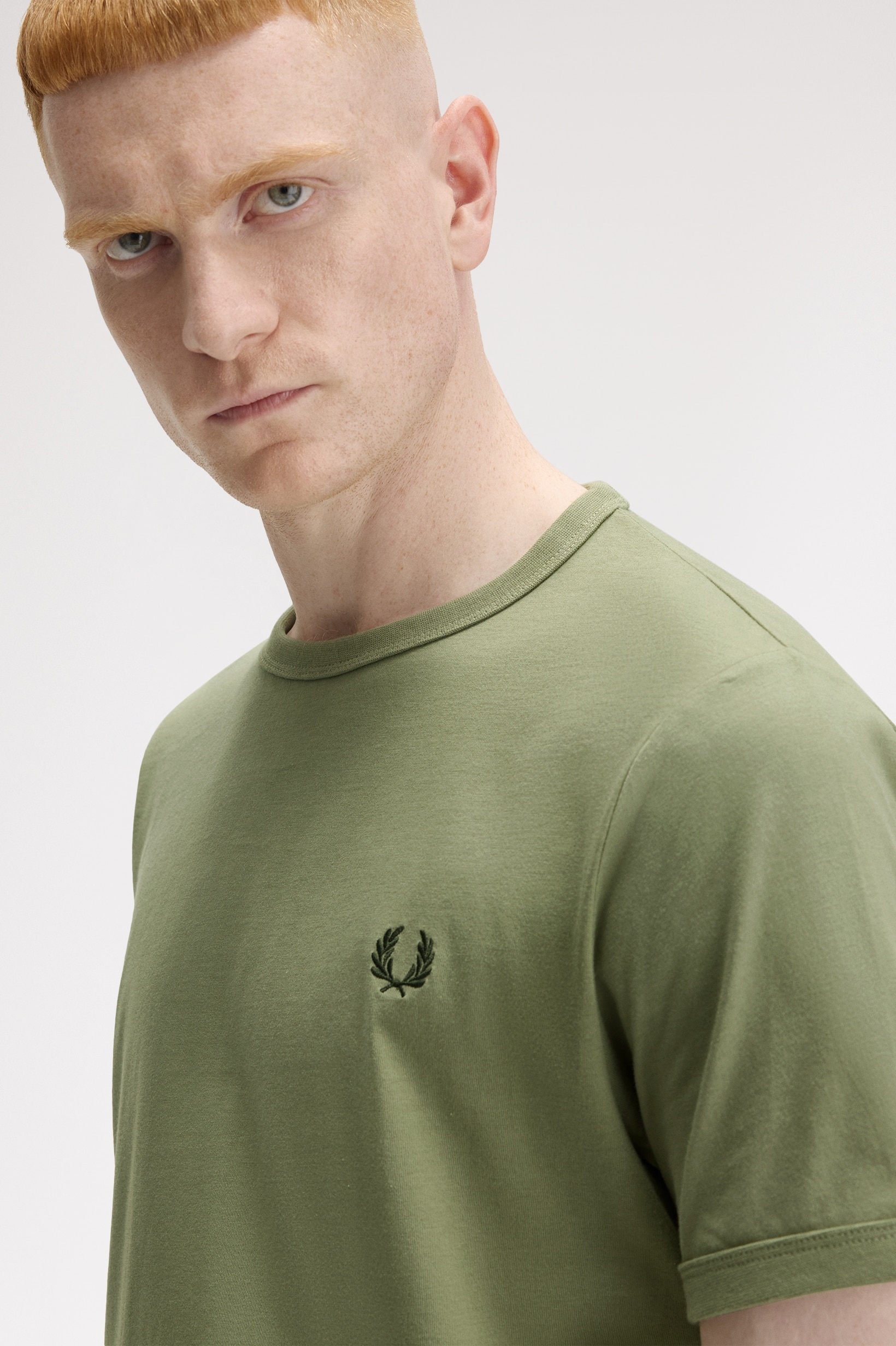 T-Shirt 'Ringer' Verde-3