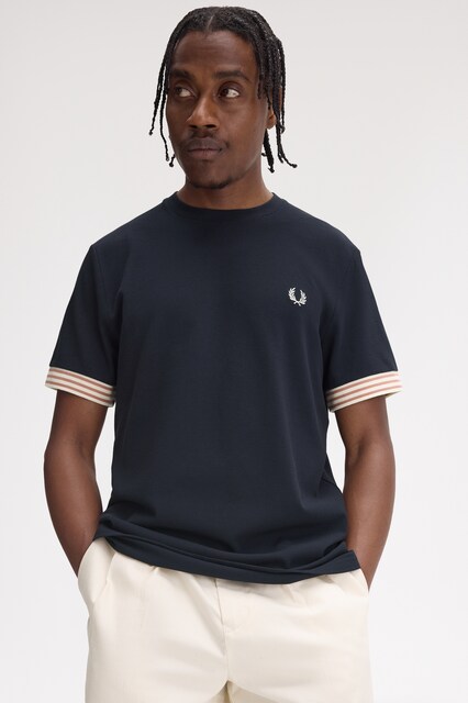 Imagem 0 de T-Shirt 'Striped Cuff'