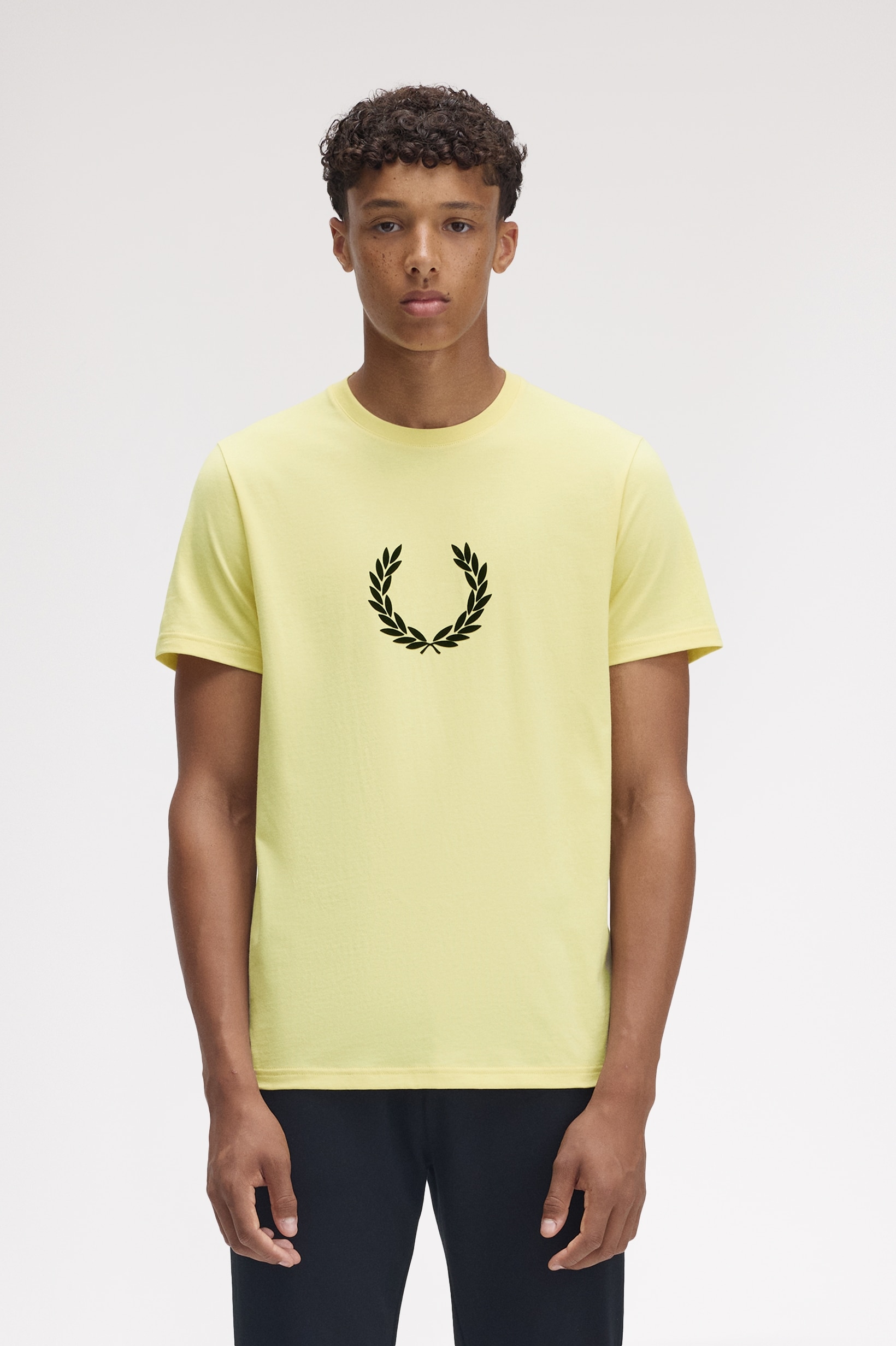 T-Shirt 'Laurel Wreath' Amarelo-1