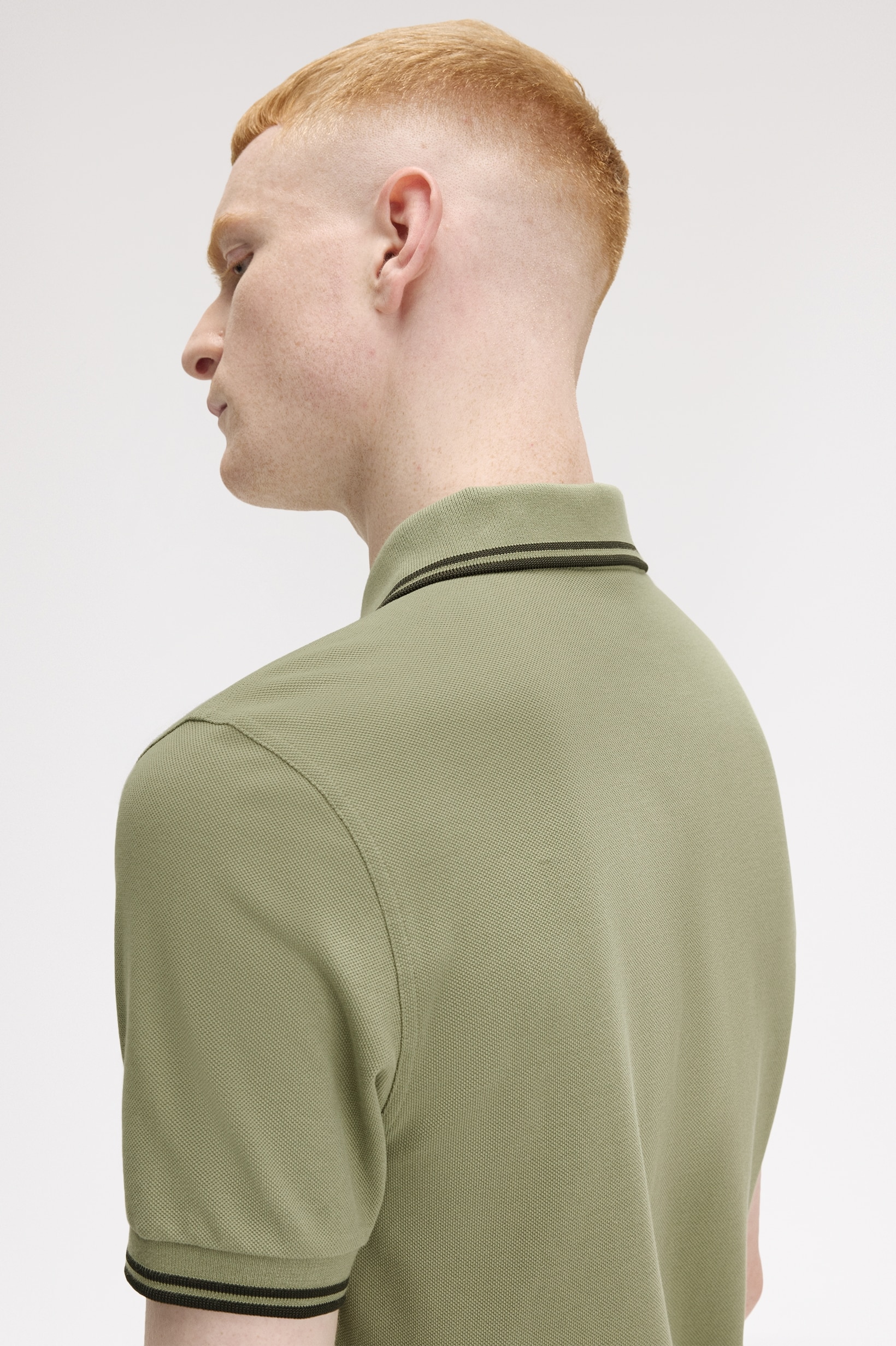 Polo original  'Twin Tipped Fred Perry Shirt' Rosa-2