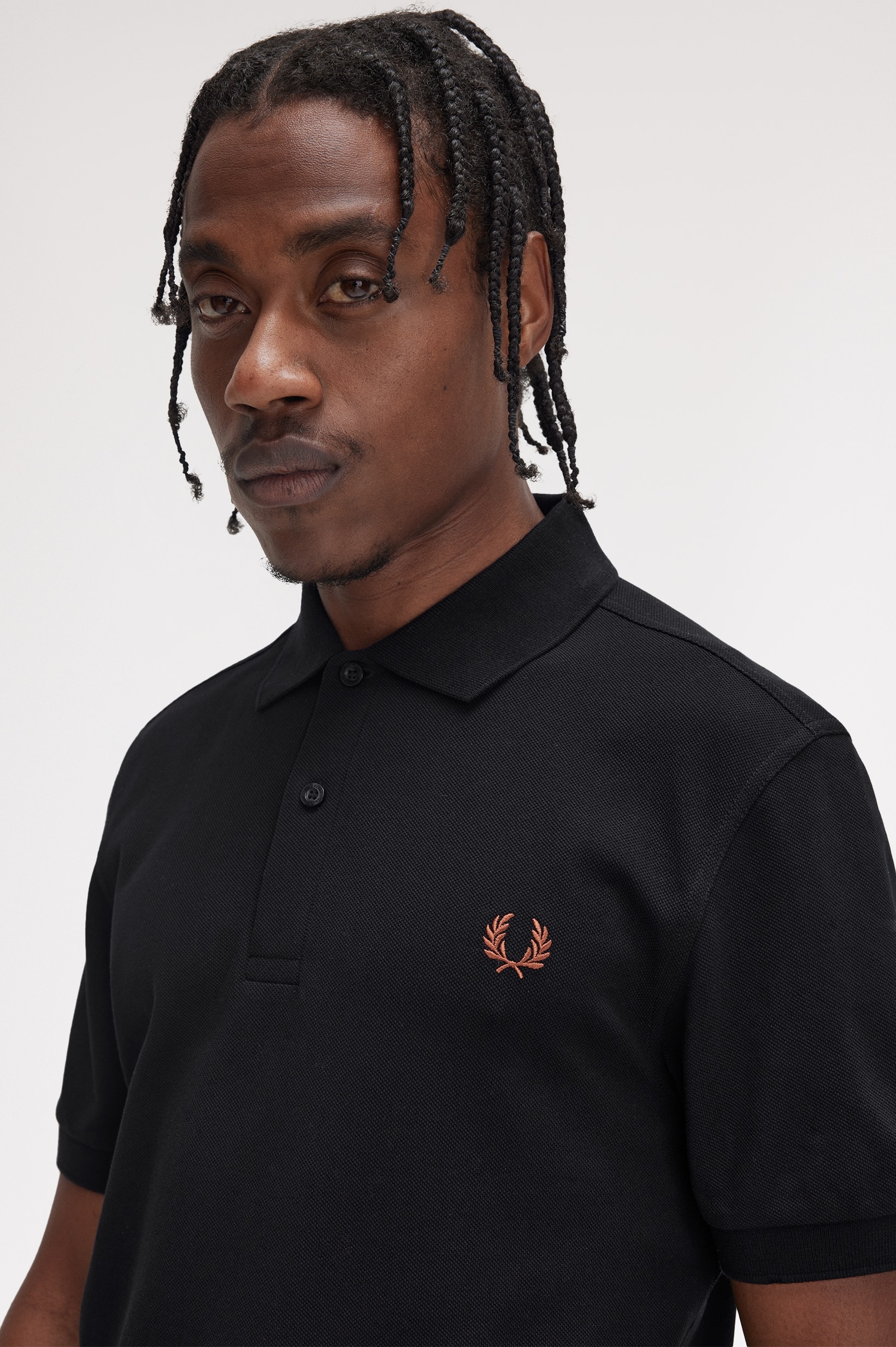 Polo Fred Perry 'M6000' Preto-3