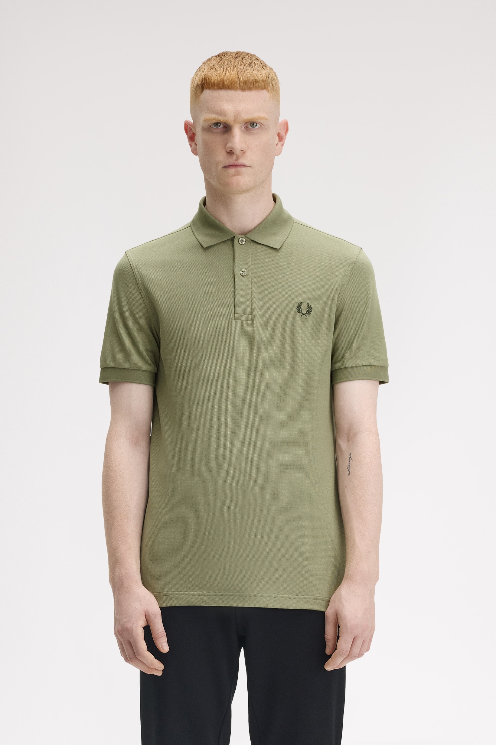 Polo Fred Perry 'M6000' Verde-1