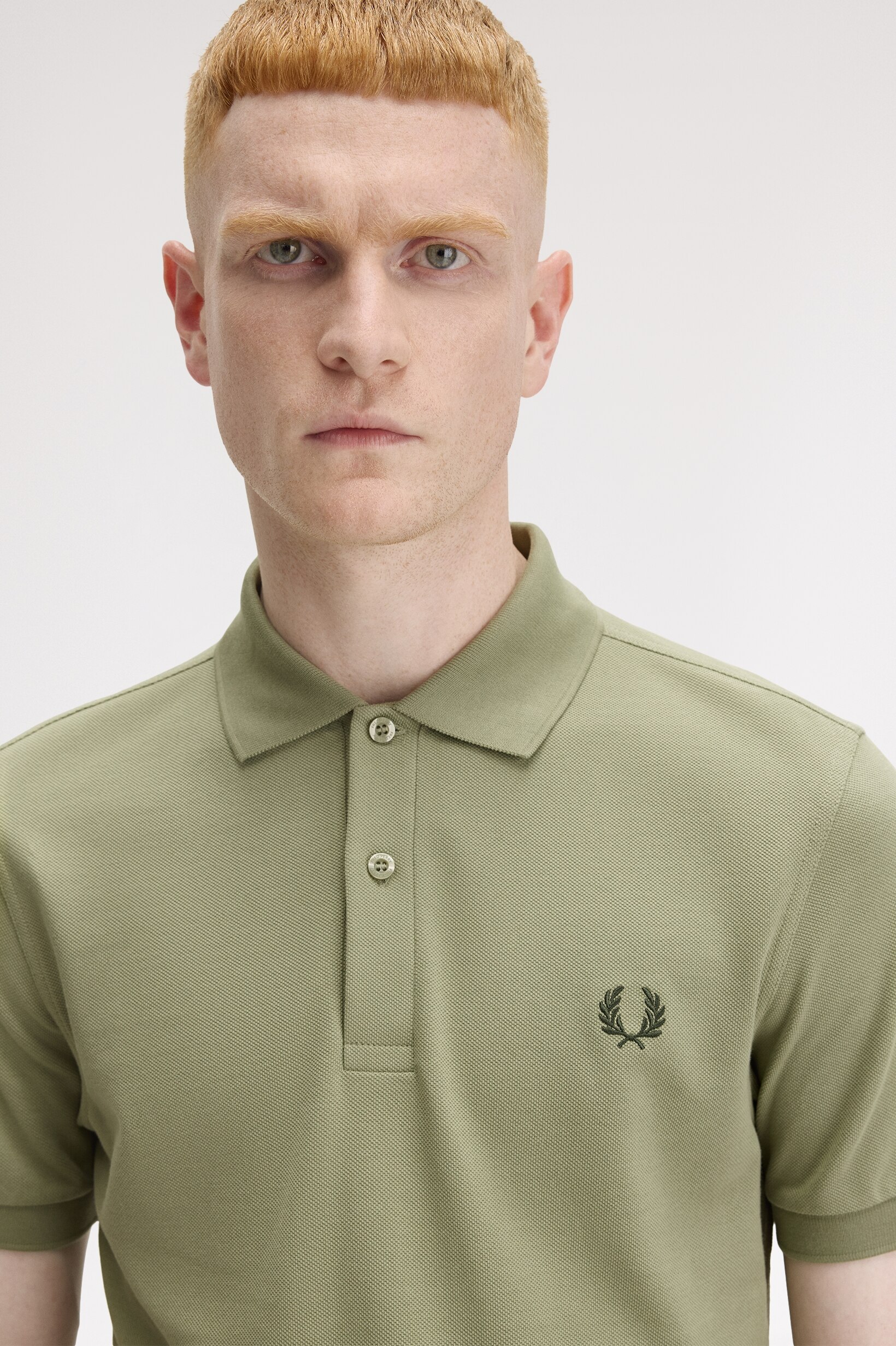 Polo Fred Perry 'M6000' Verde-3