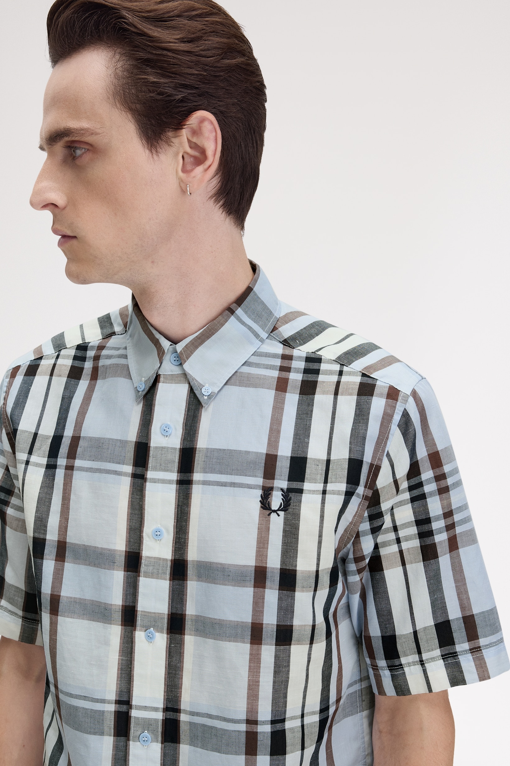 Camisa Xadrez 'Madras' Verde-3