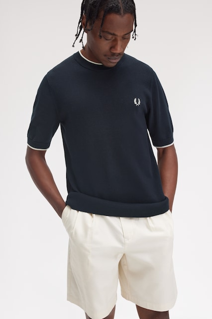 Imagem 0 de T-Shirt em Malha com Frente Texturada