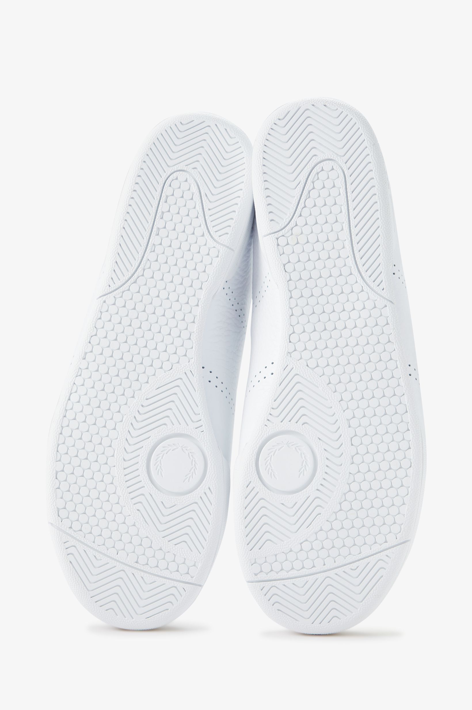 Sapatilhas 'B722' em Pele Fred Perry Branco-4