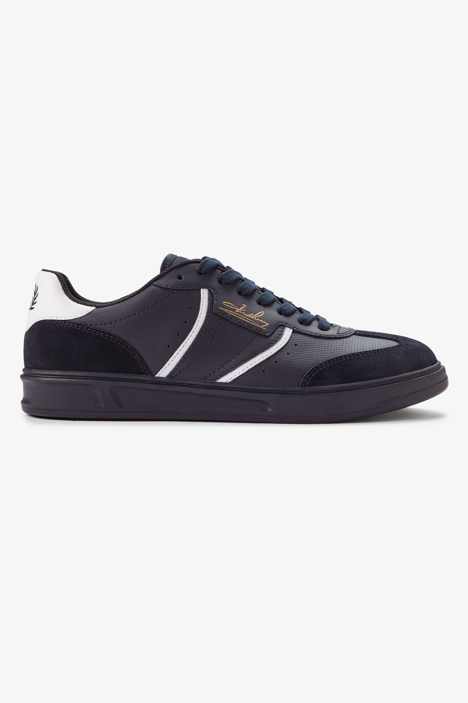 Sapatilhas 'B4' em Pele Fred Perry Azul-marinho-1