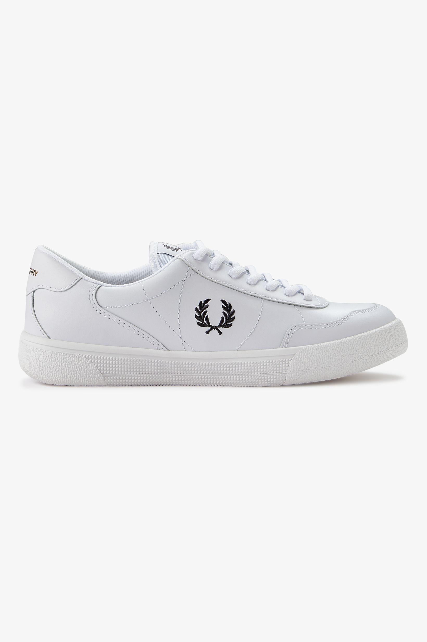Sapatilhas 'B11' em Pele Fred Perry Branco-1