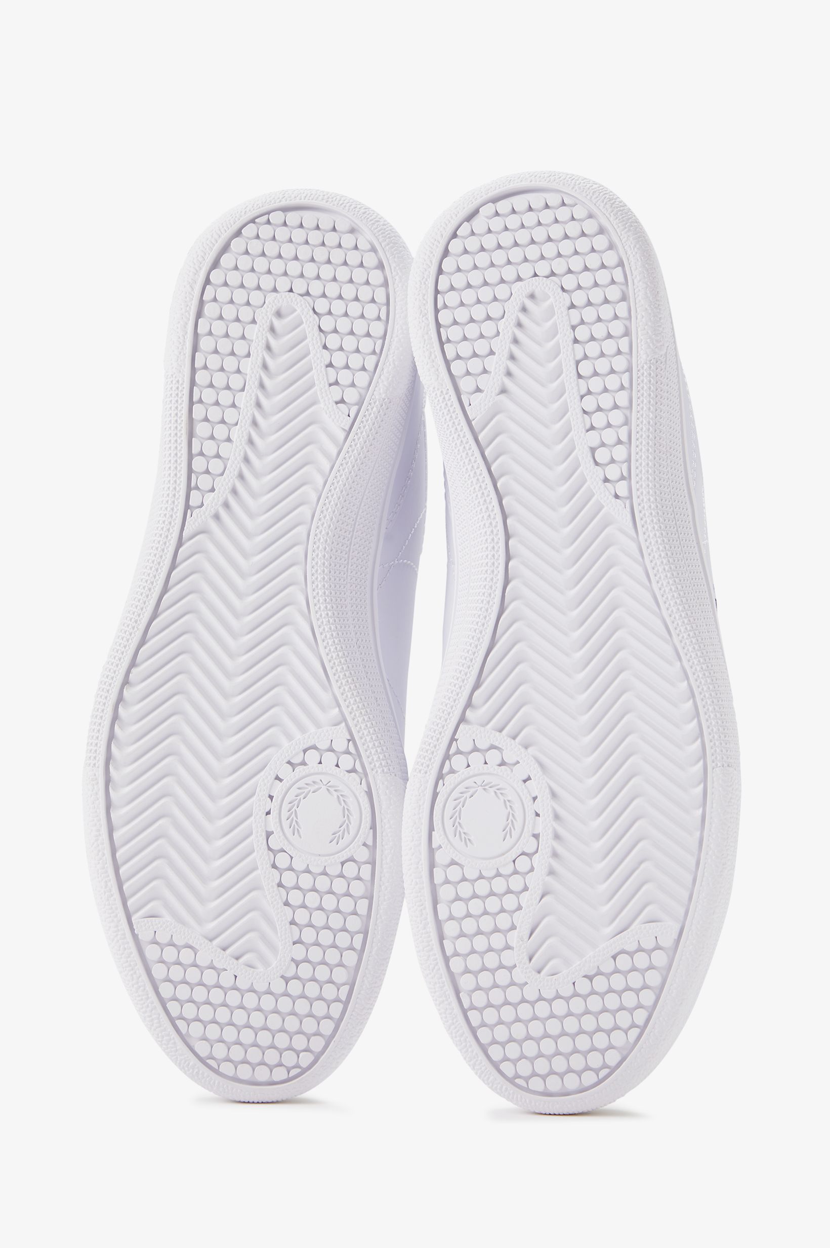 Sapatilhas 'B11' em Pele Fred Perry Branco-4