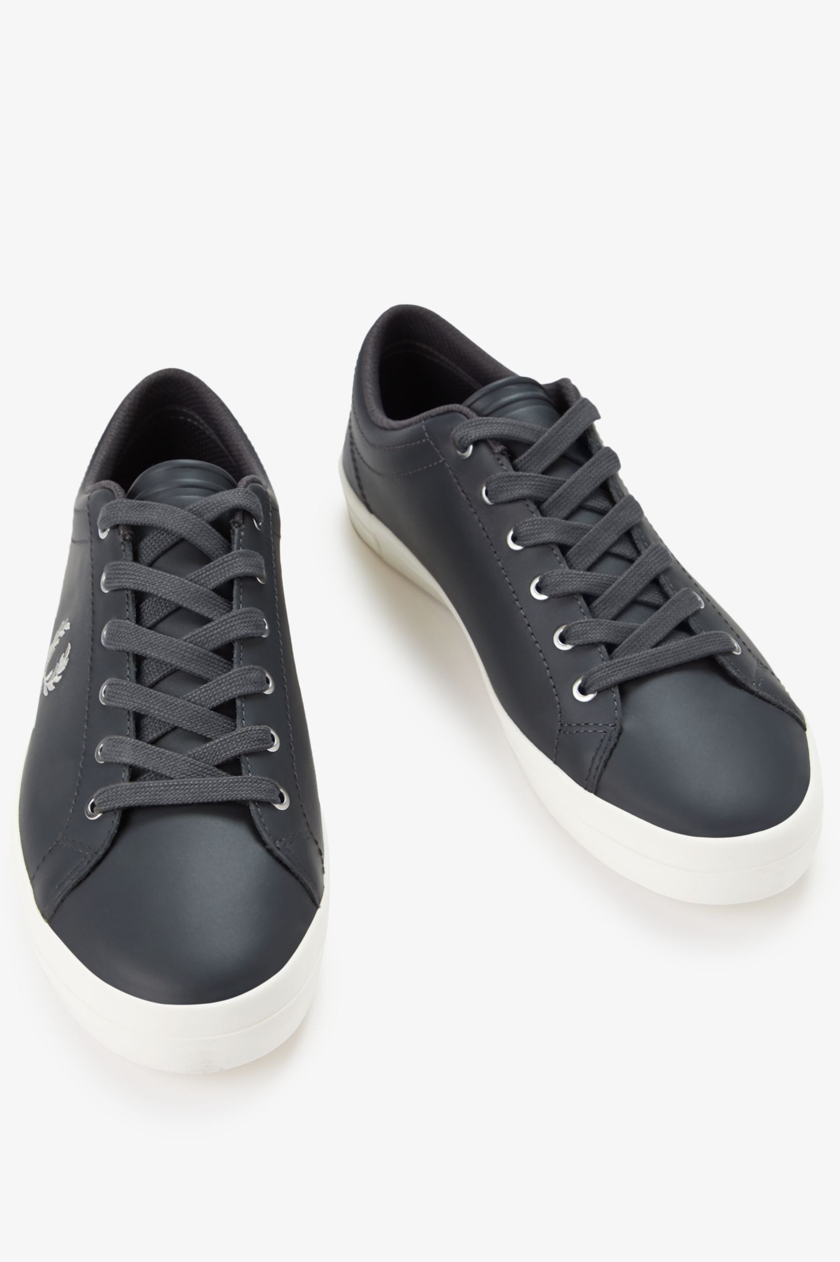 Sapatilhas 'Baseline' em Pele Fred Perry Cinzento-escuro-3