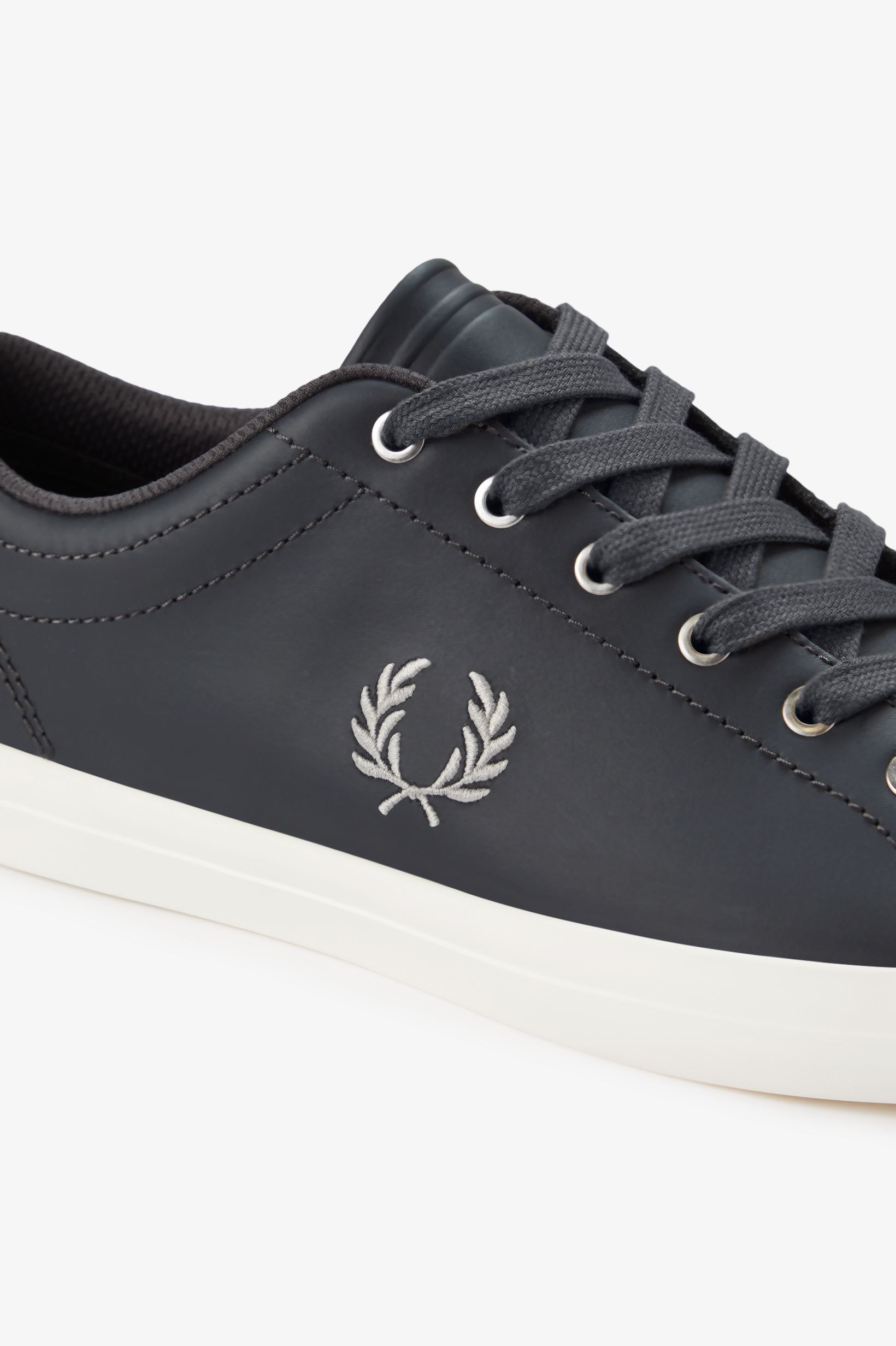 Sapatilhas 'Baseline' em Pele Fred Perry Cinzento-escuro-6