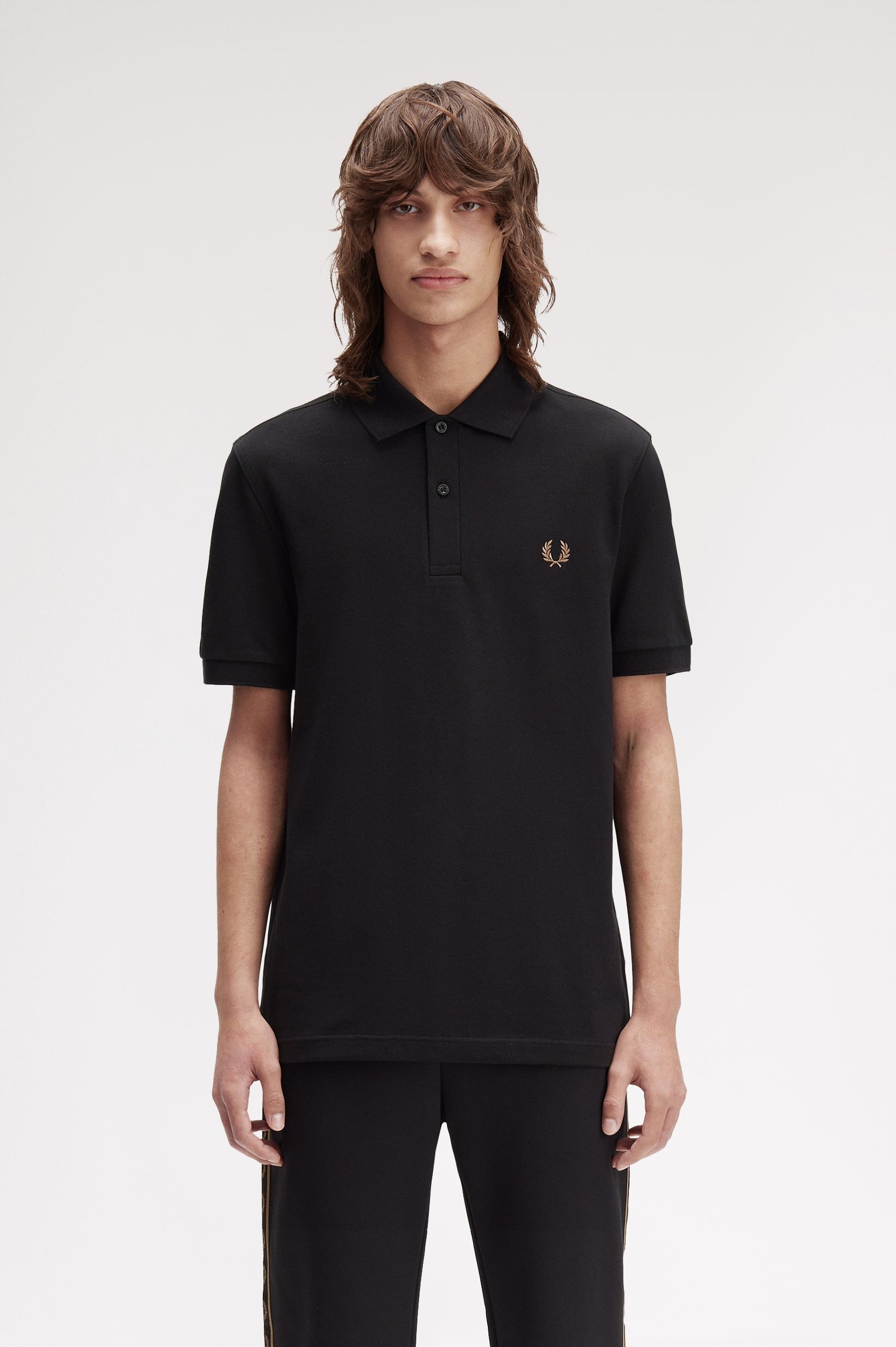 Polo Fred Perry 'M6000' Preto-1