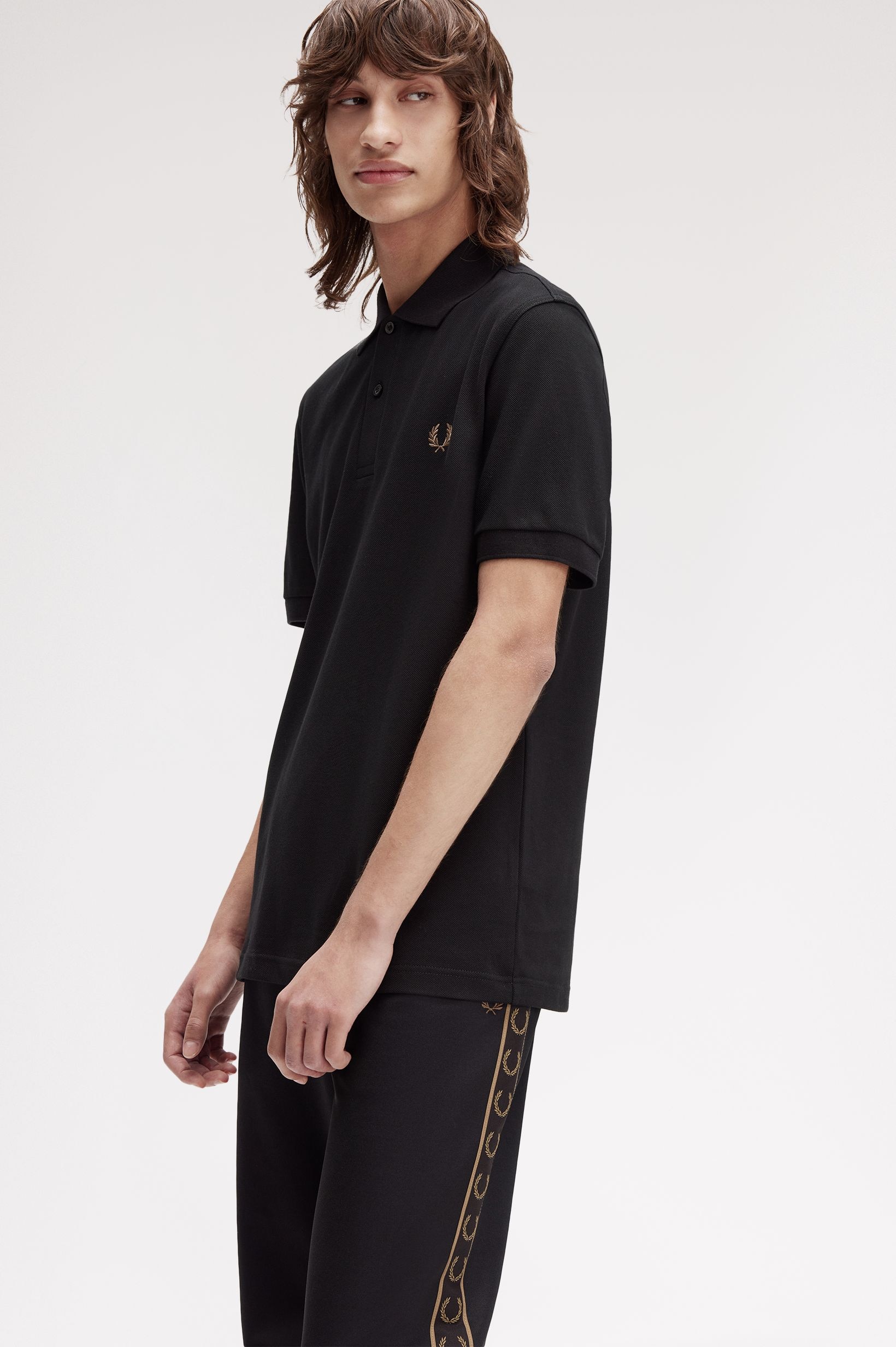 Polo Fred Perry 'M6000' Preto-2