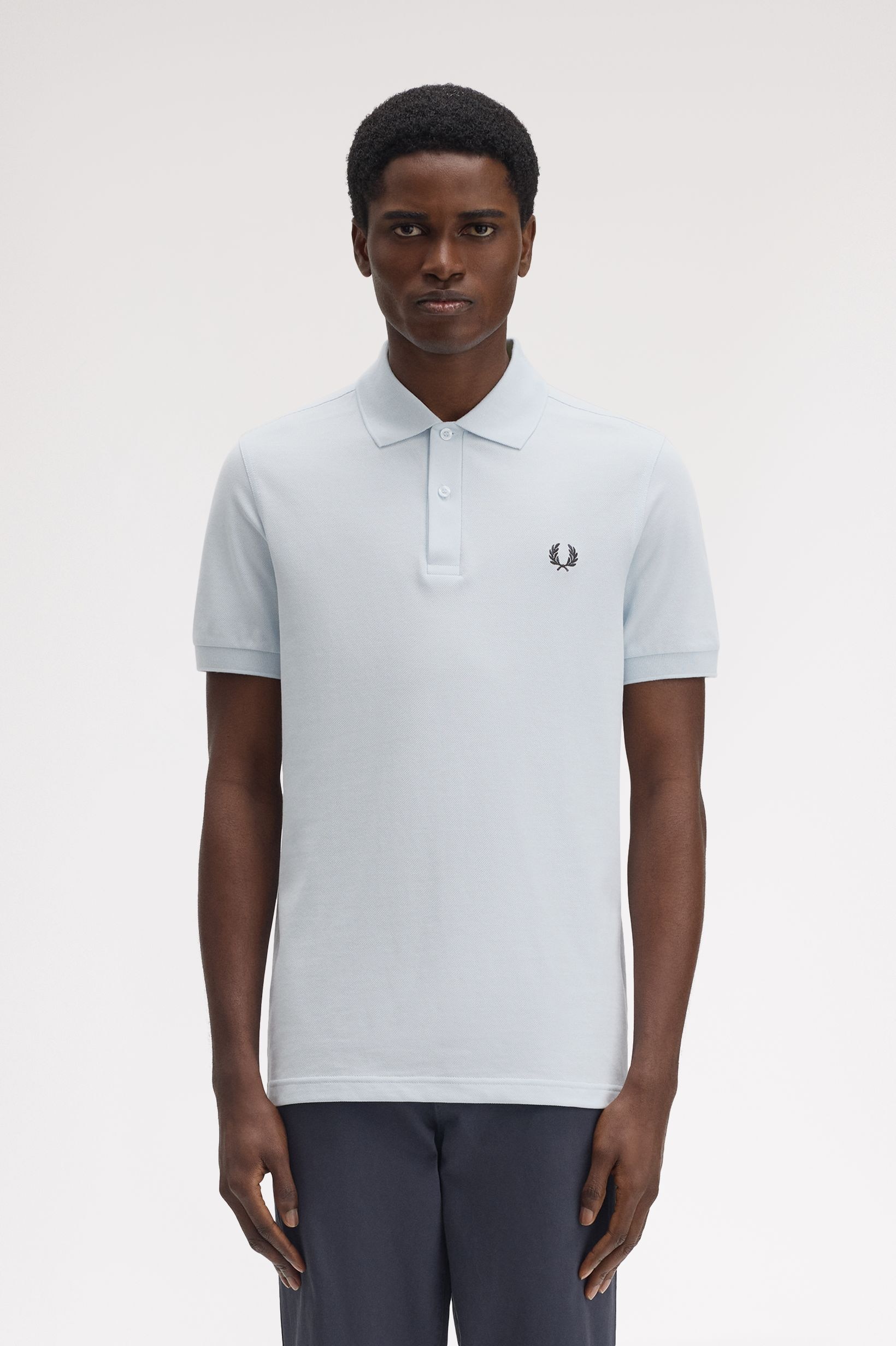 Polo Fred Perry 'M6000' Azul-claro-1