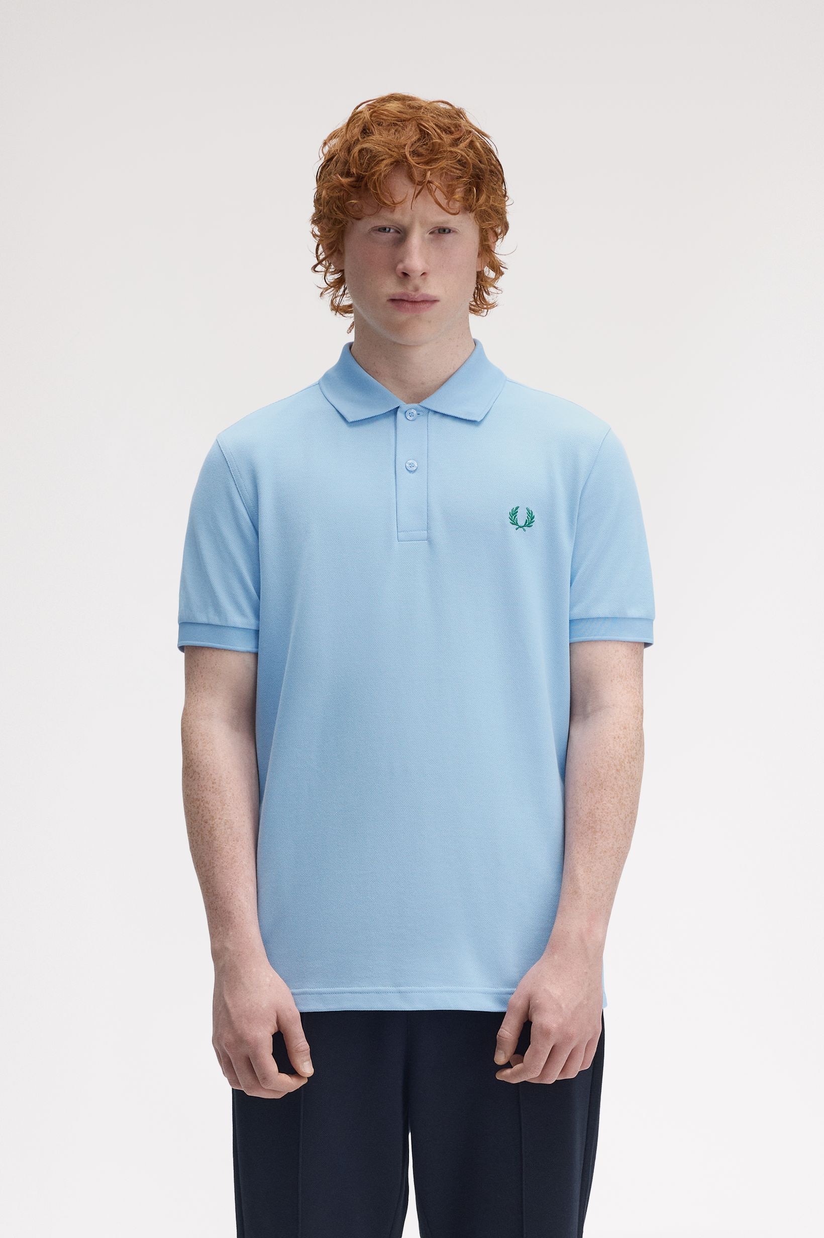 Polo Fred Perry 'M6000' Azul-claro-1