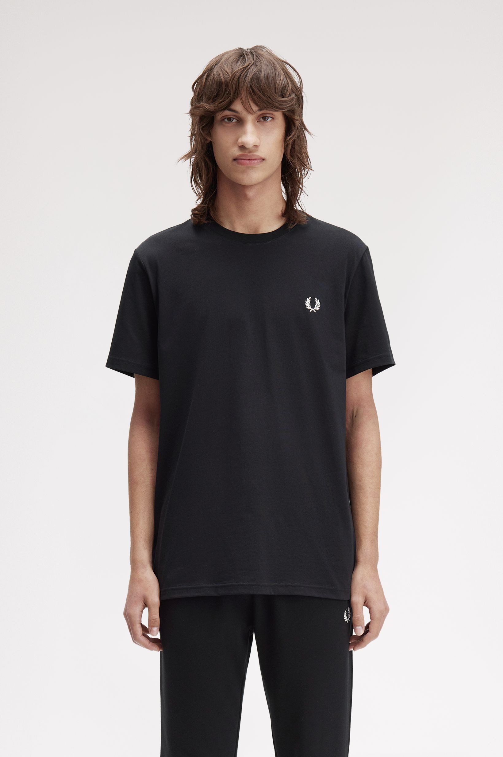 T-Shirt de Manga Curta 'Bold Branding T-Shirt' Preto-1
