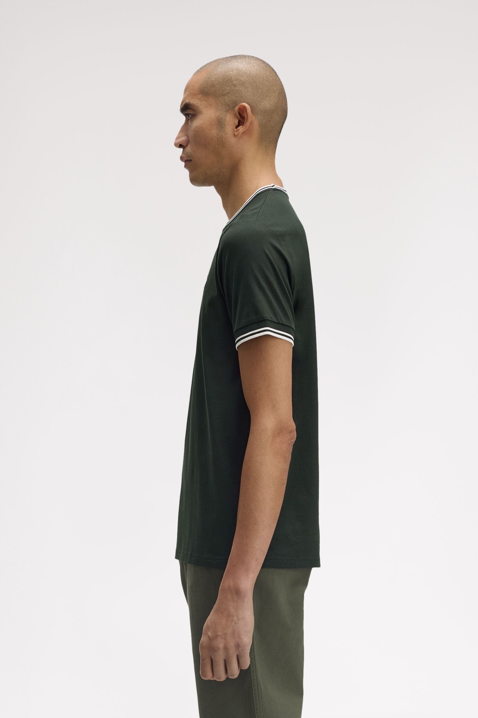 T-Shirt 'Twin Tipped' Verde-escuro-2
