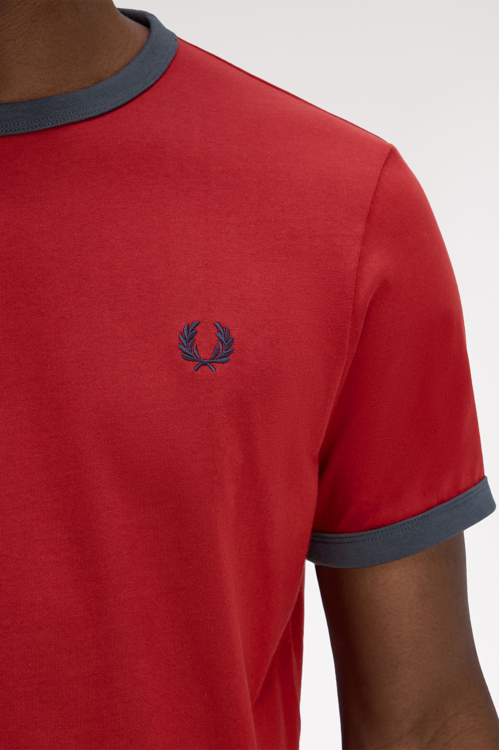 T-Shirt 'Ringer' Vermelho-3