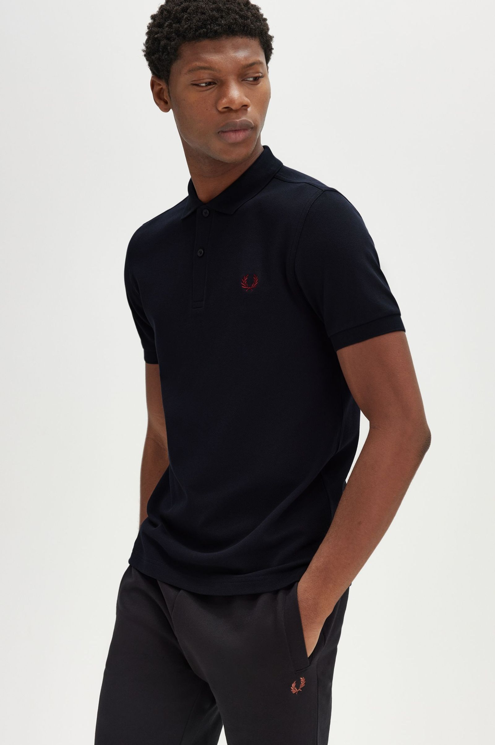 Polo Fred Perry 'M6000' Azul-marinho-2