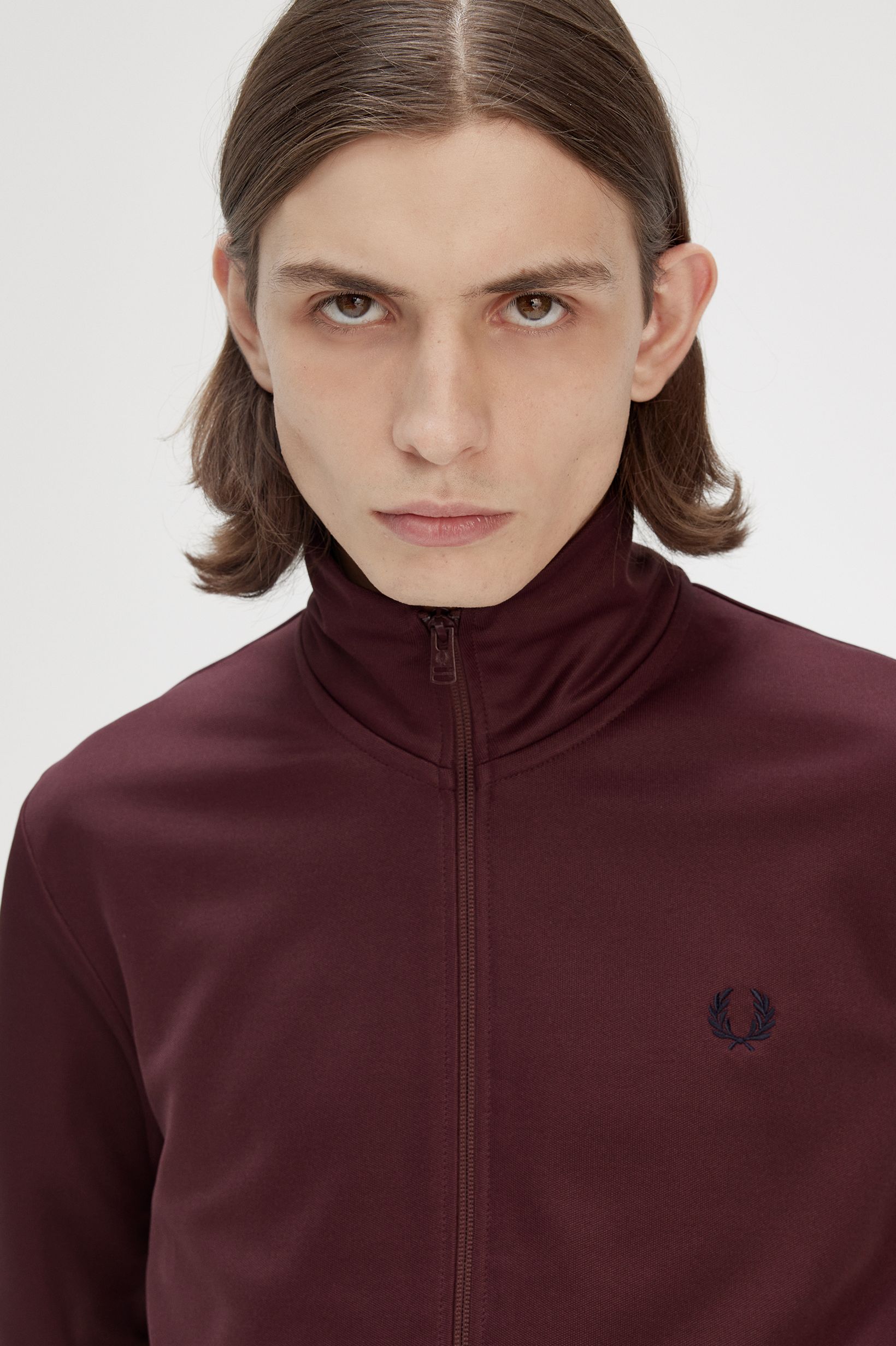 Casaco de Fato de Treino Fred Perry Bordeaux-3