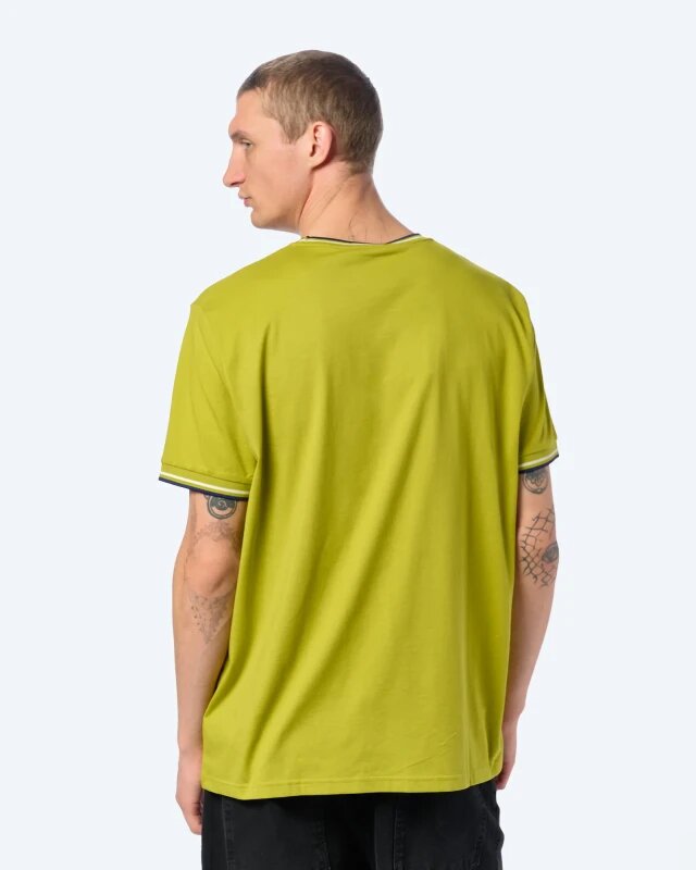 T-Shirt 'Twin Tipped' de Manga Curta Amarelo-2