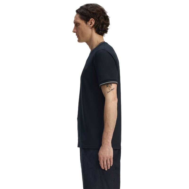 T-Shirt 'Twin Tipped' de Manga Curta Azul-marinho-2