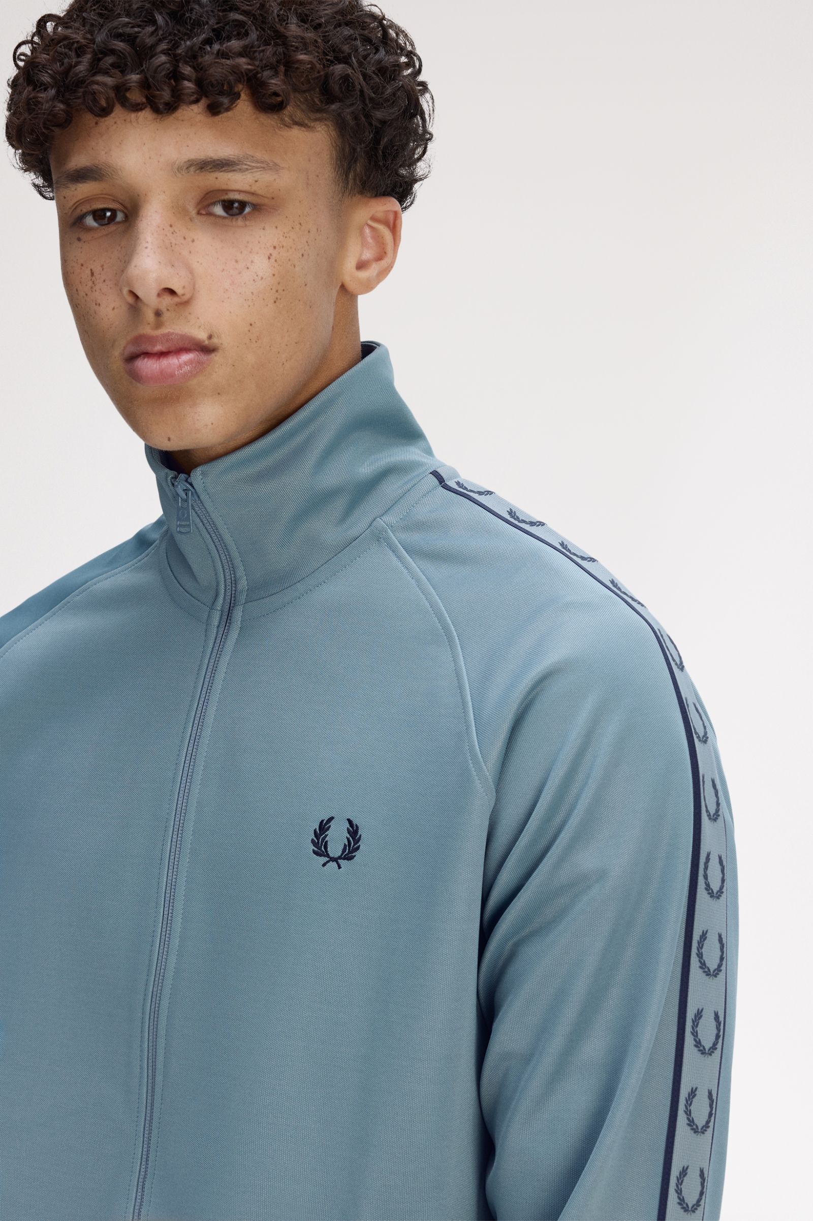 Casaco de Fato de Treino Fred Perry Azul-2