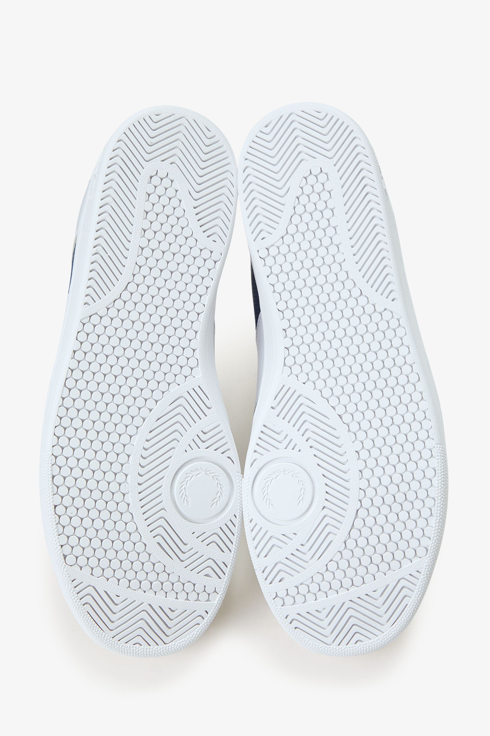 Sapatilhas 'B725' em Pele Fred Perry Branco-4