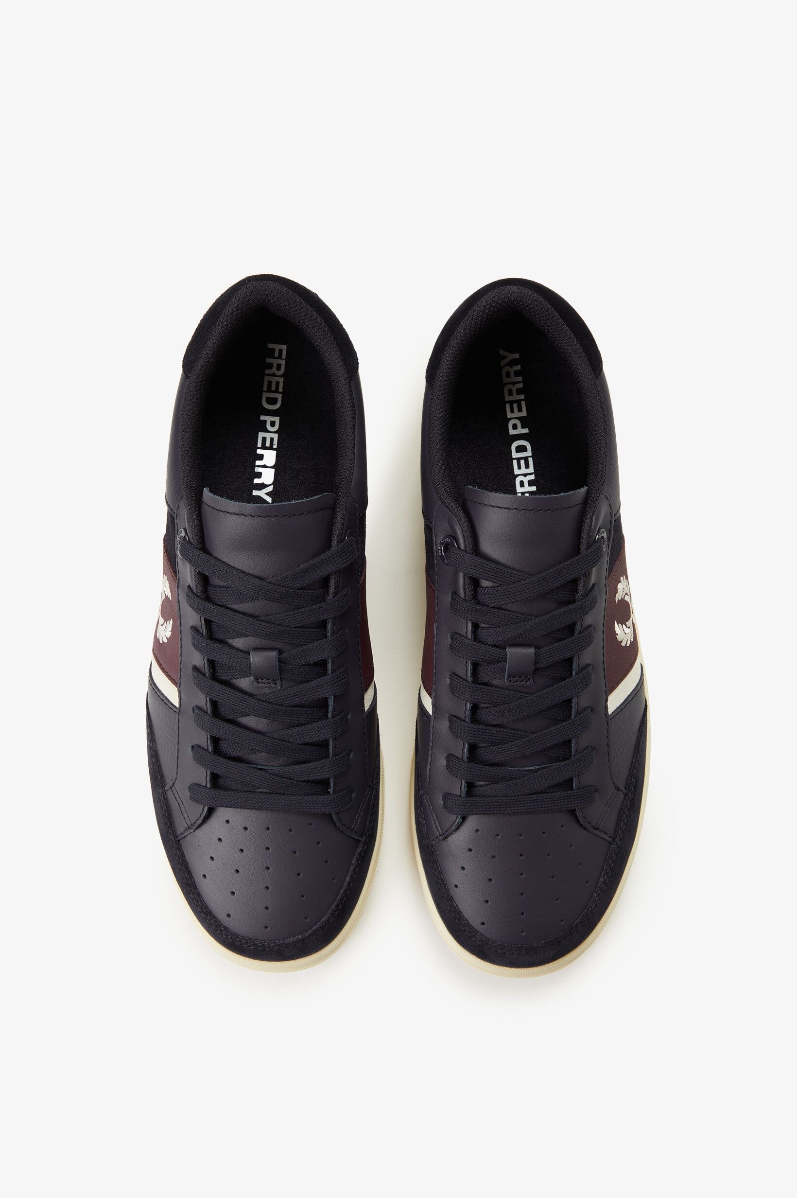 Sapatilhas 'B725' em Pele Fred Perry Azul-marinho-2