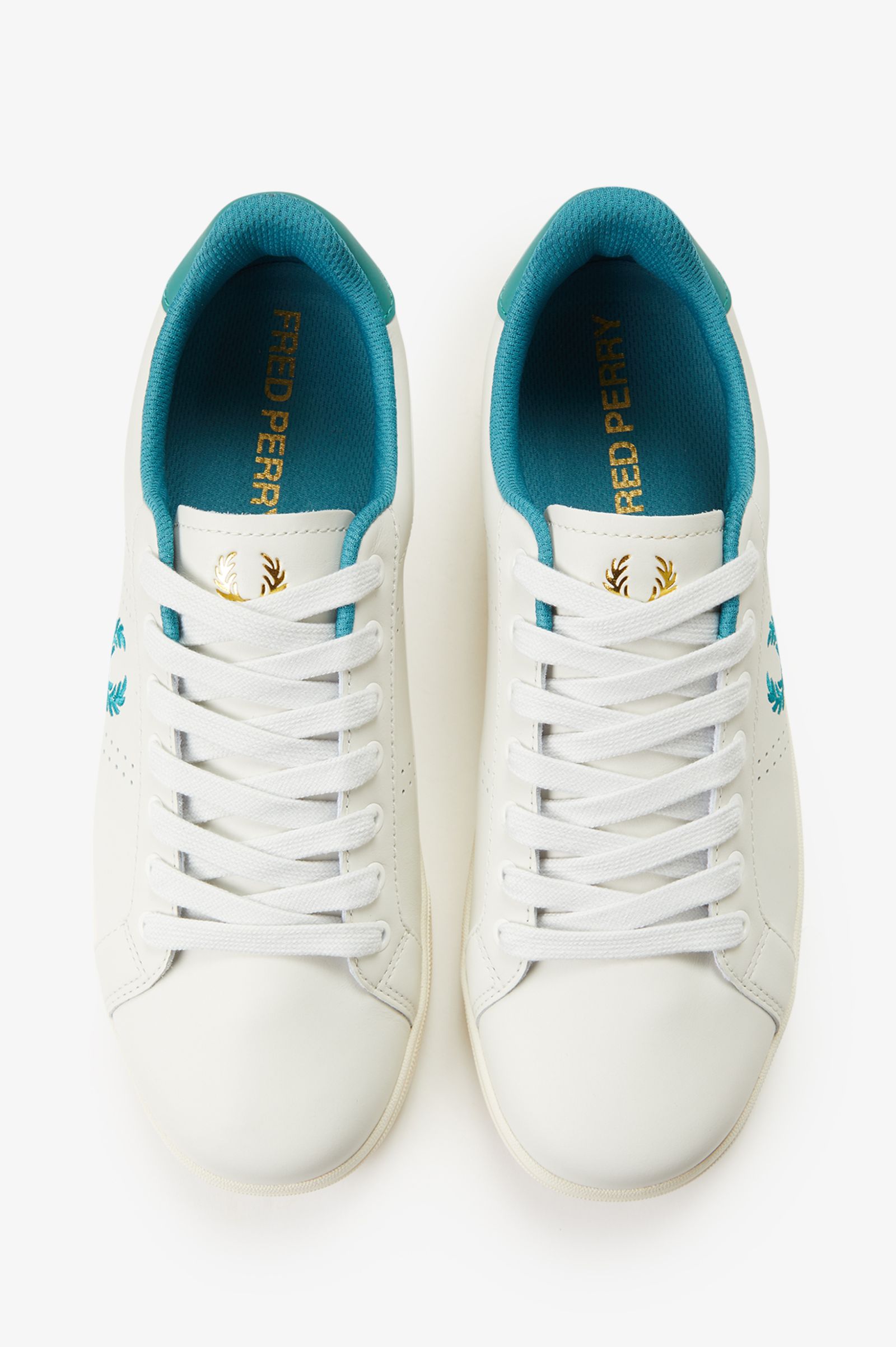Sapatilhas Unissexo 'B721' em Pele Fred Perry Pérola-2