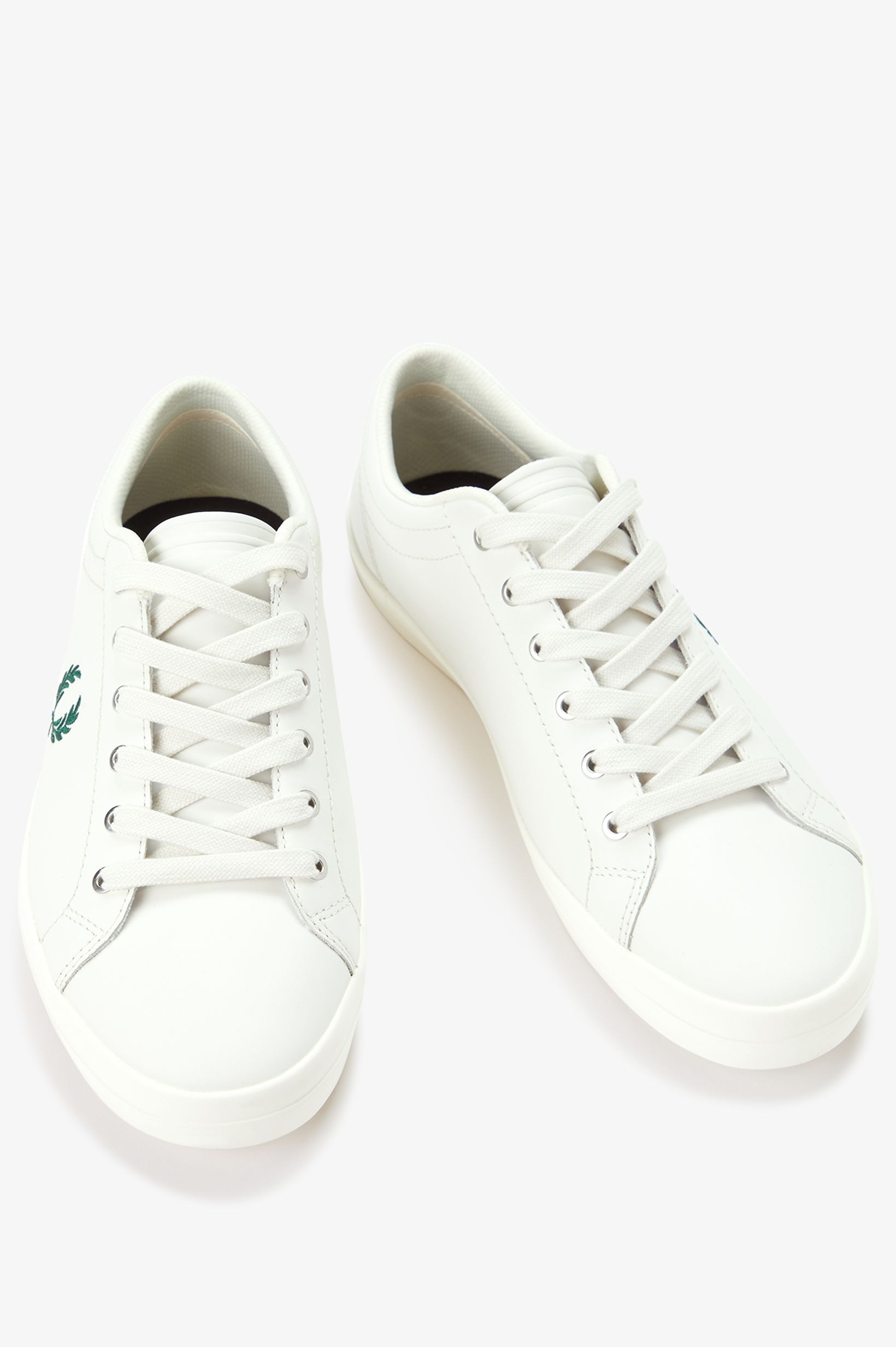 Sapatilhas 'Baseline' em Pele Fred Perry Branco-3