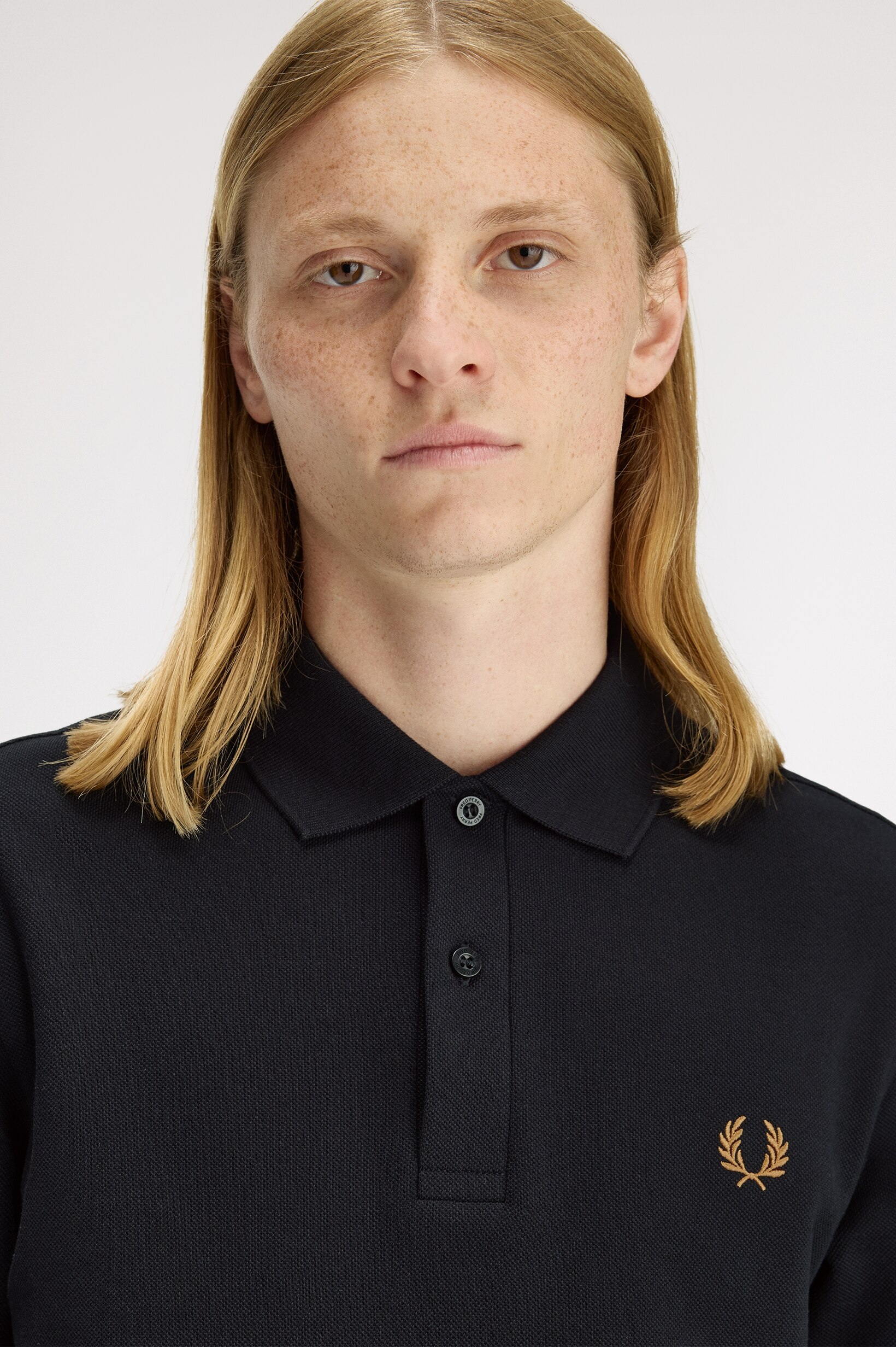 Polo Fred Perry 'M6000' Preto-3